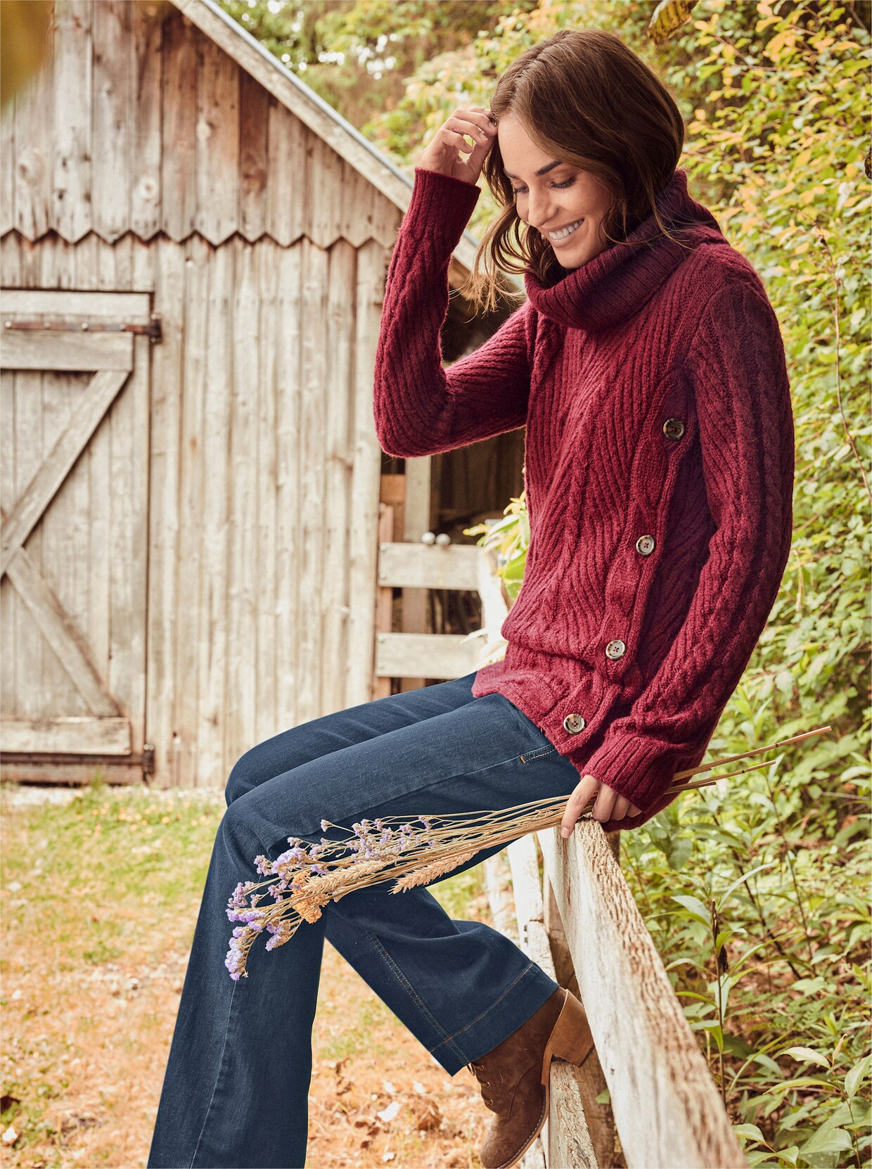 Pullover - kirsche