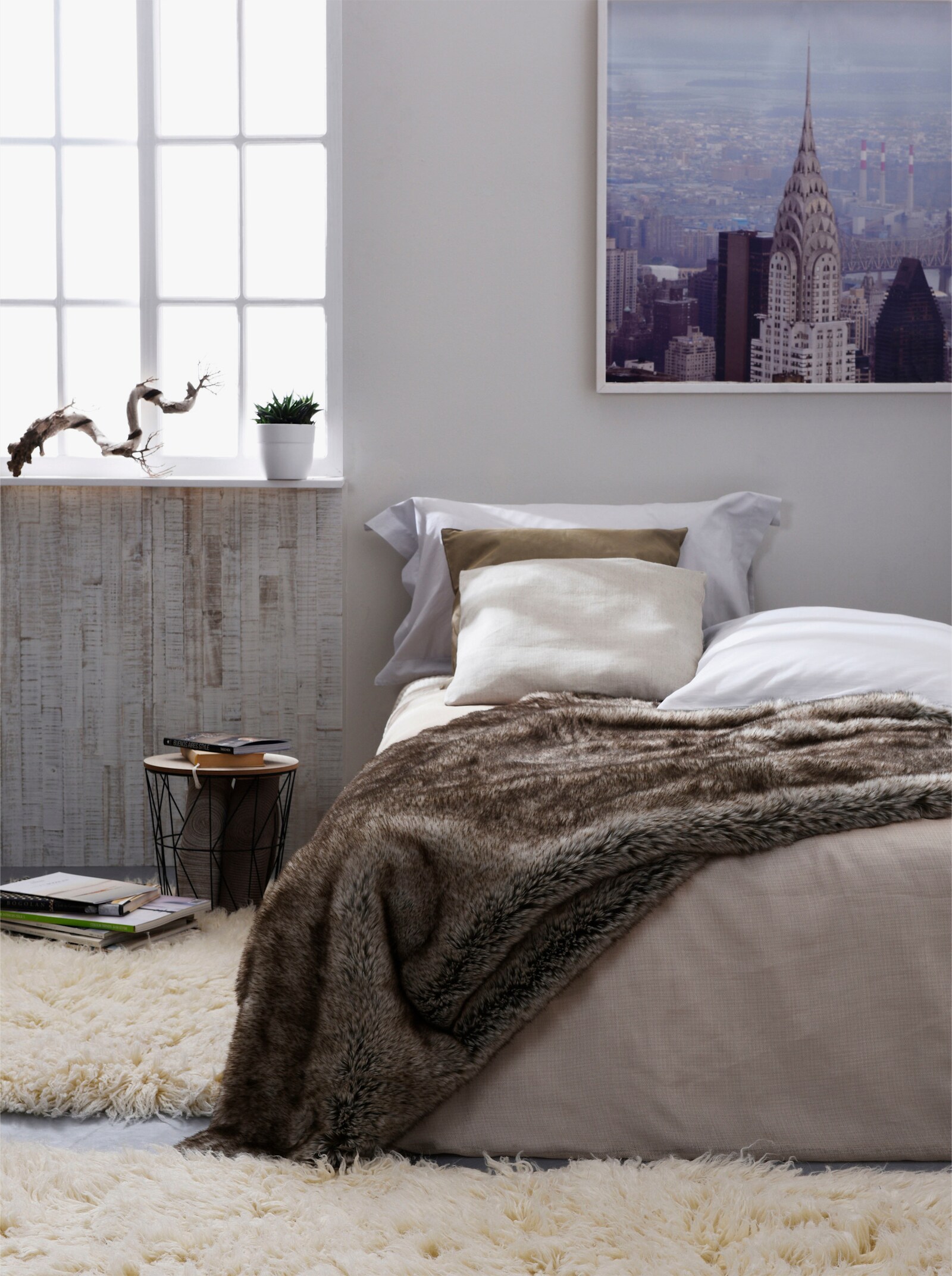 Theko Handwebteppich - natur