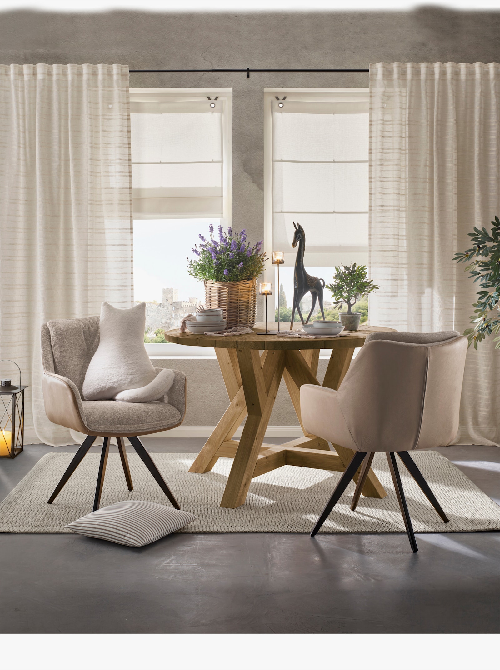 heine home Stuhl - taupe