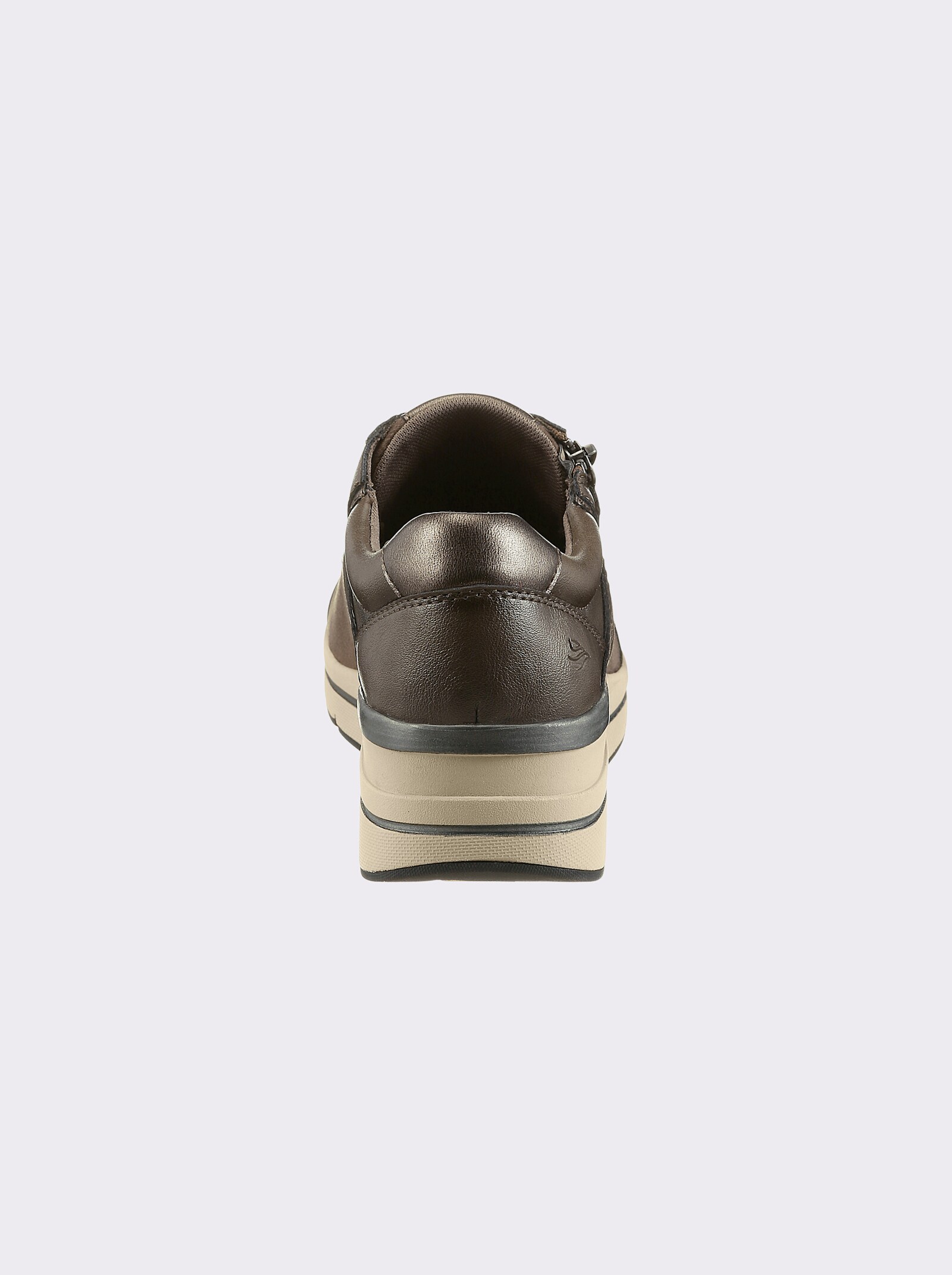 Jana Sneaker mit Wechselfußbett-Polsterung - dunkeltaupe