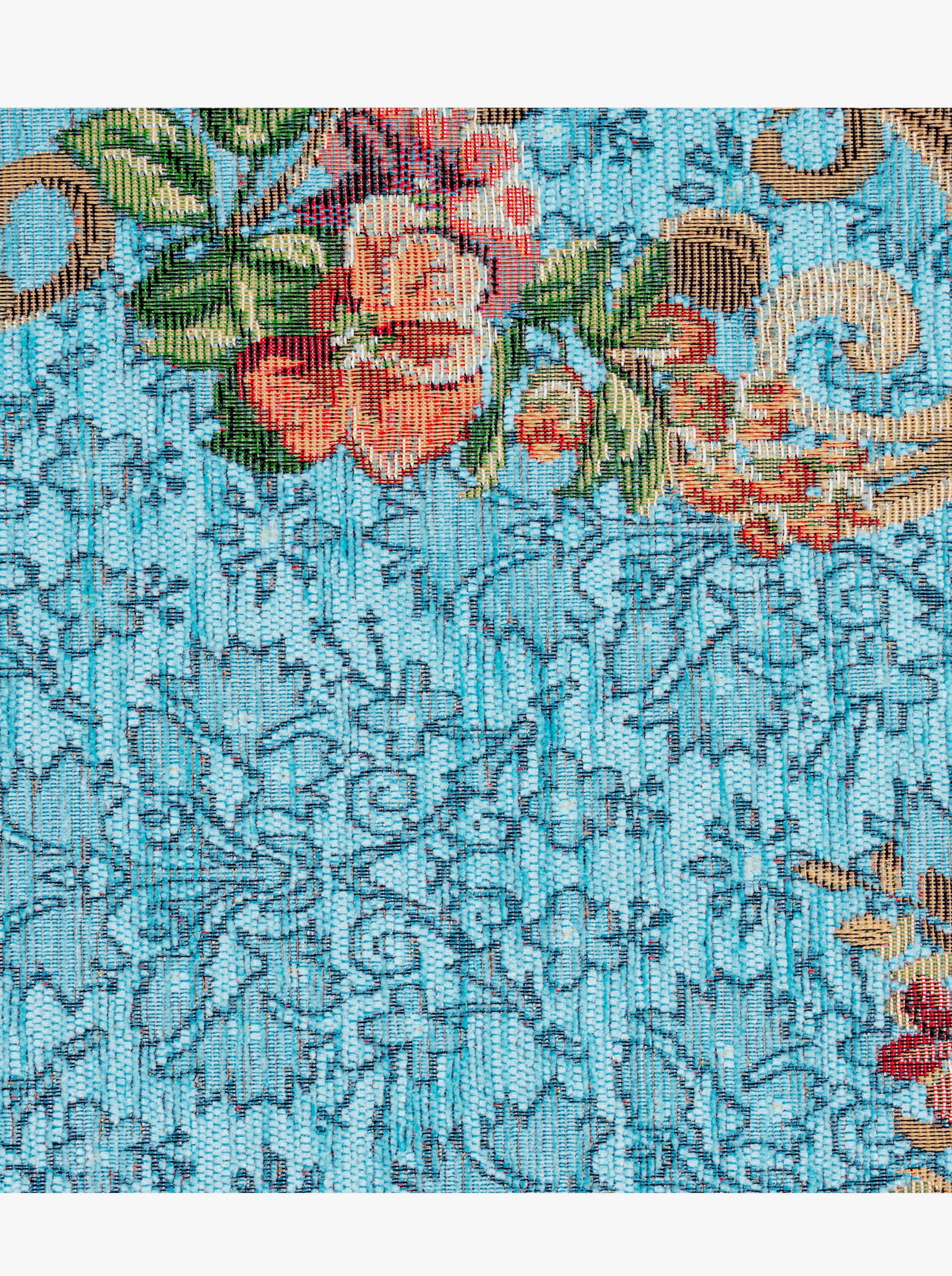 Theko Teppich - türkis