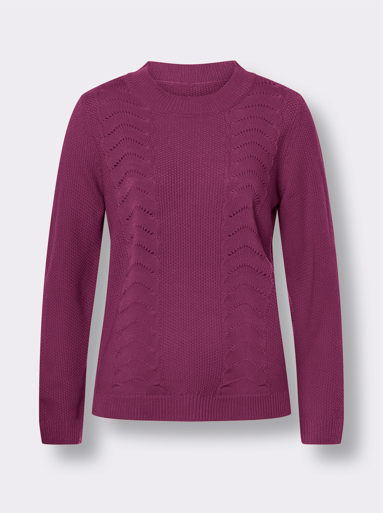 Pullover met lange mouwen - heide