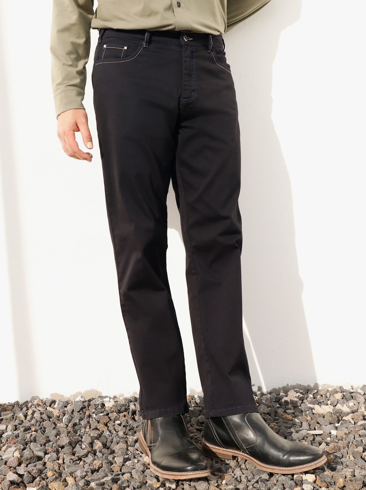Marco Donati Broek - zwart