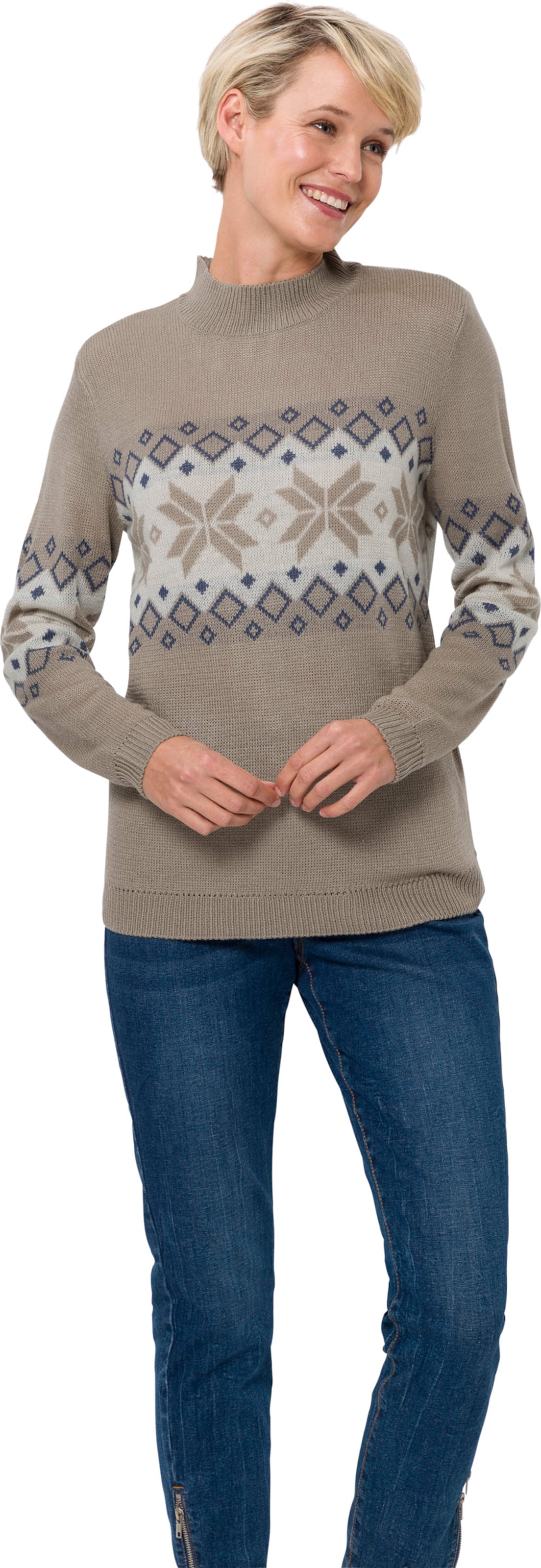 Thumbnail - Stehkragenpullover