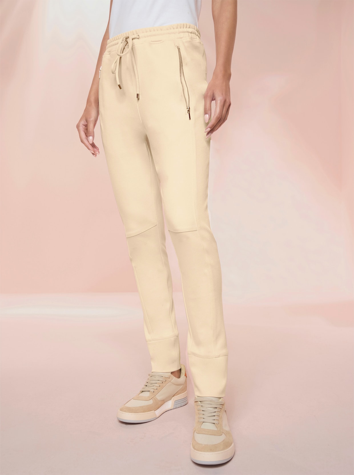 heine Pantalon de jogging - couleur ivoire