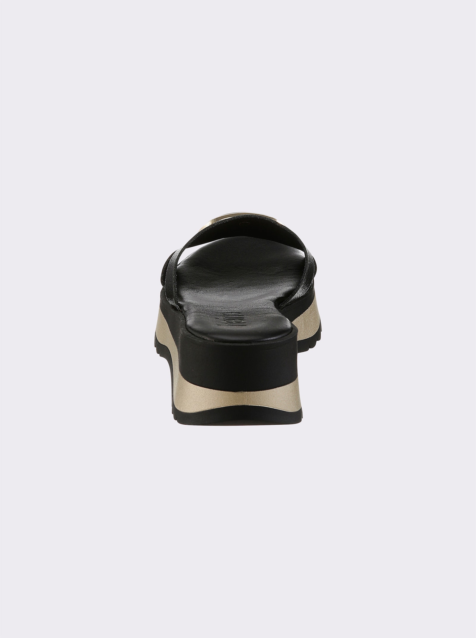 heine Pantolette - schwarz-beige