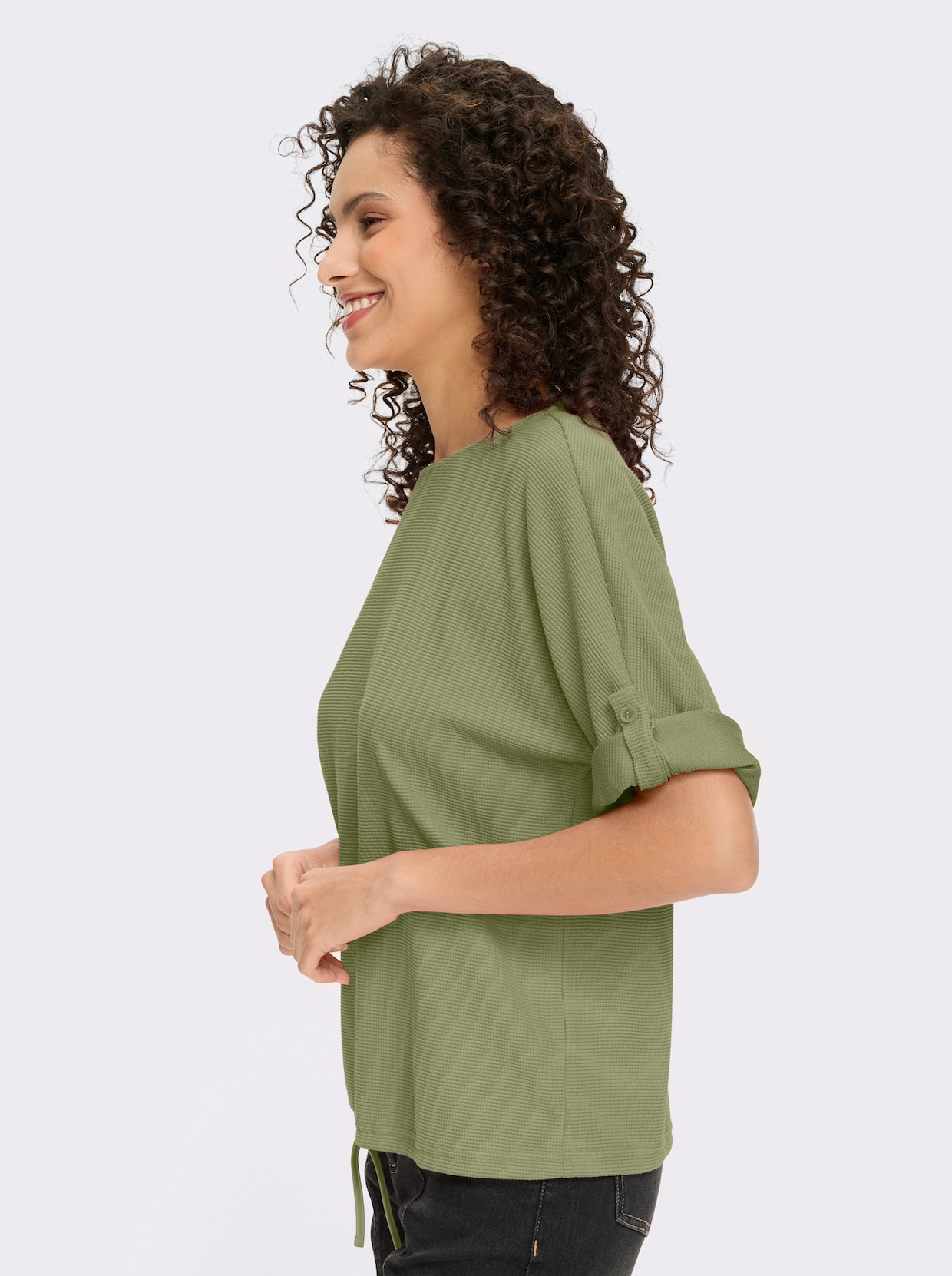 heine Fledermausshirt - schilf
