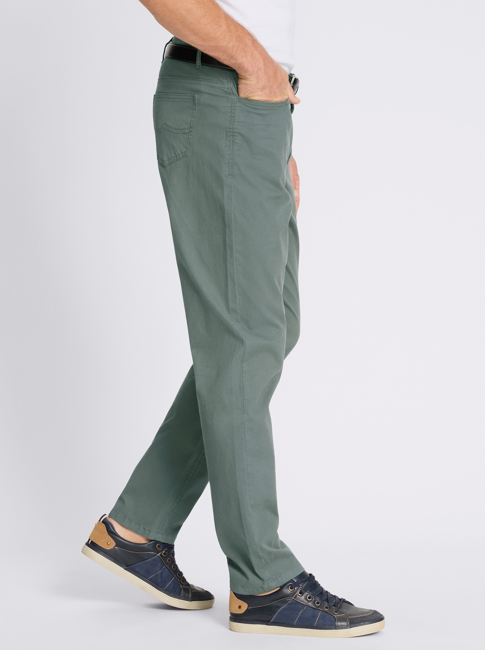 Hose in Cord-Qualität - jade