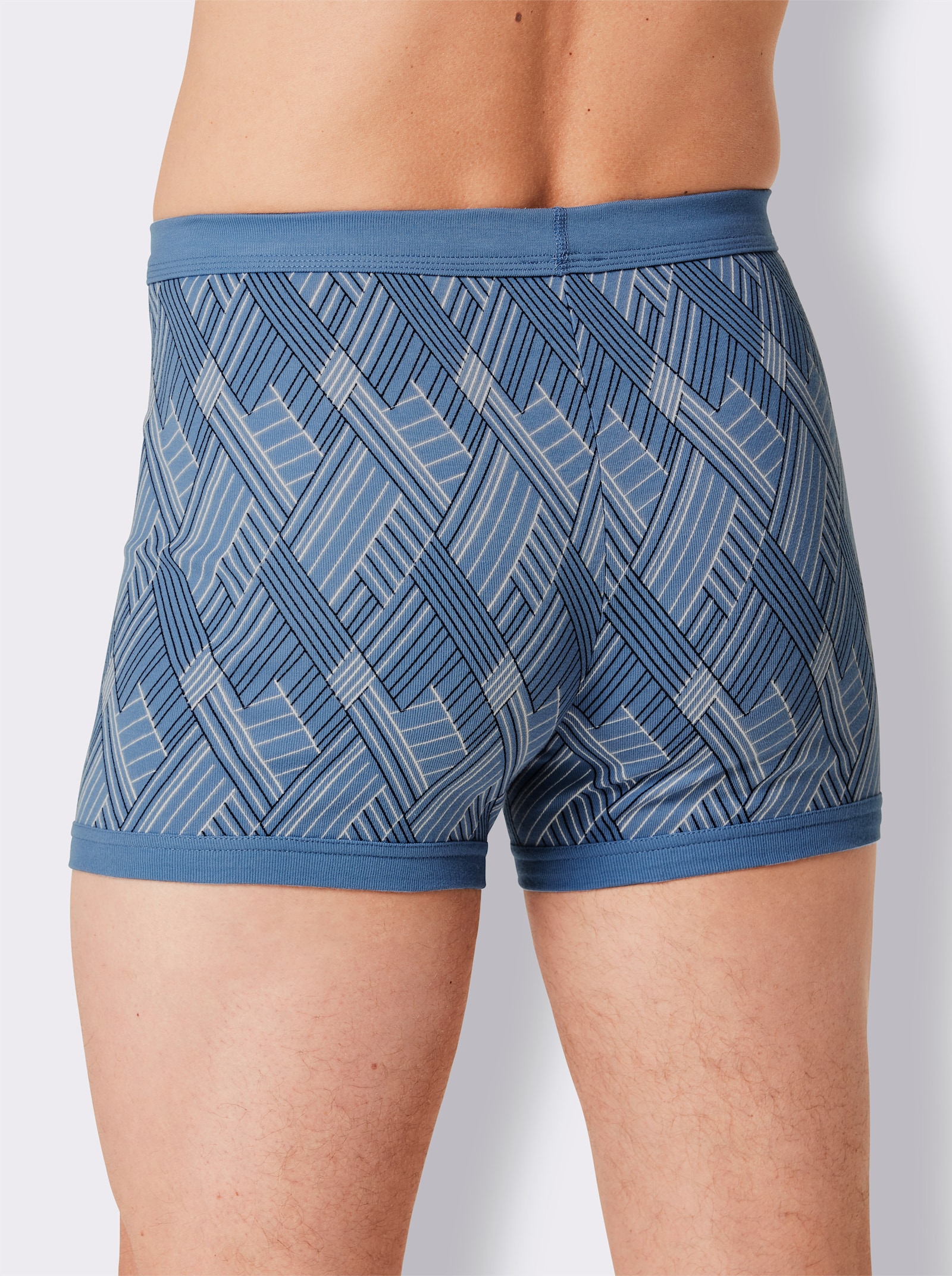 KINGsCLUB Boxerky - modrá-potisk