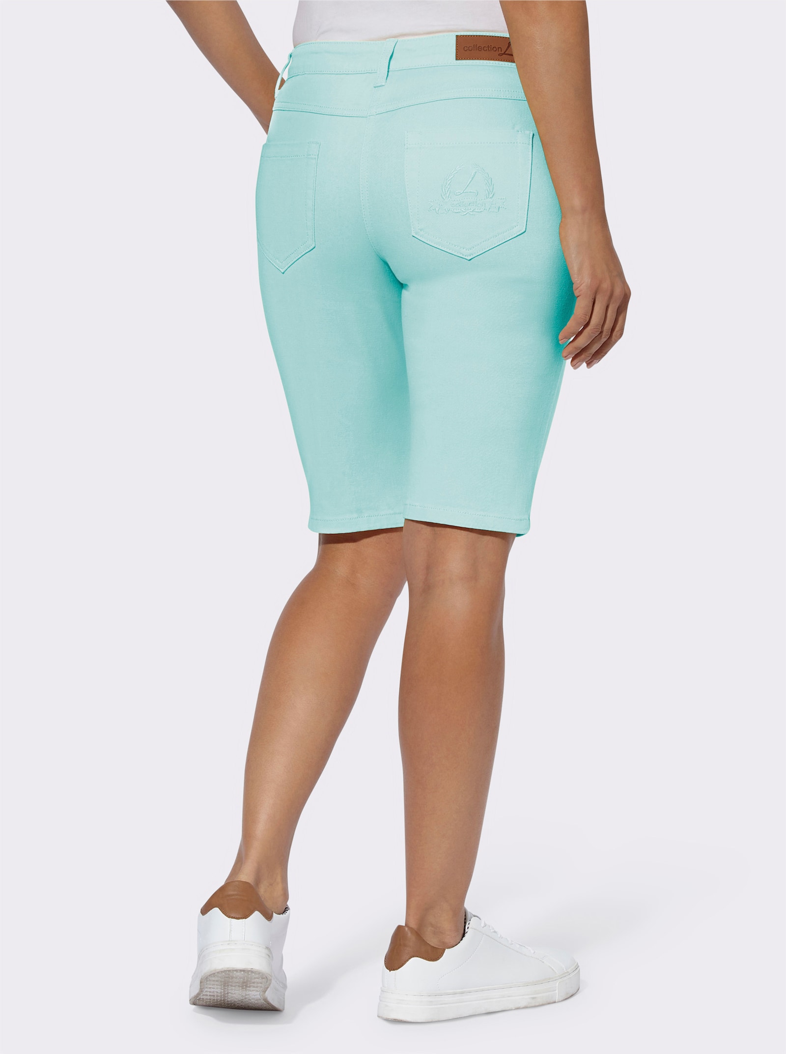 Bermudas im 5-Pocket-Style - mint
