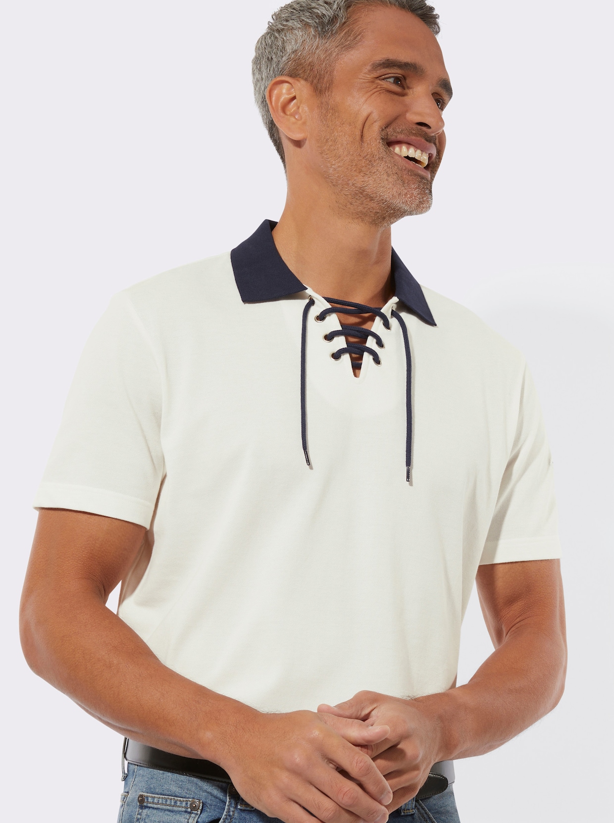 Poloshirt - ecru