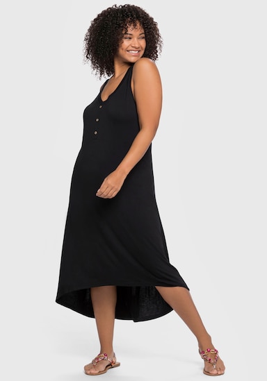 sheego Strandkleid - schwarz