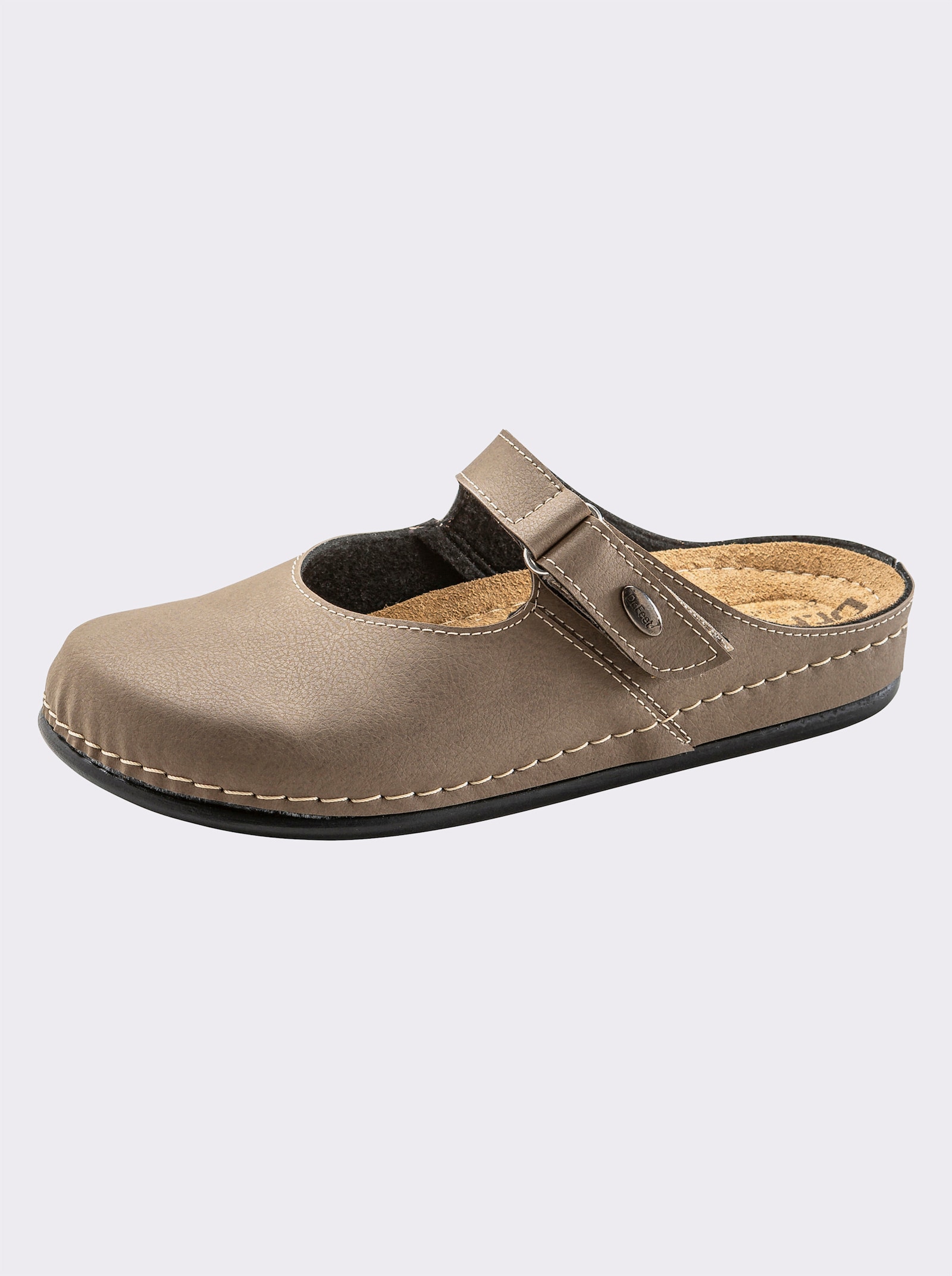 Dr. Feet slippers - taupe