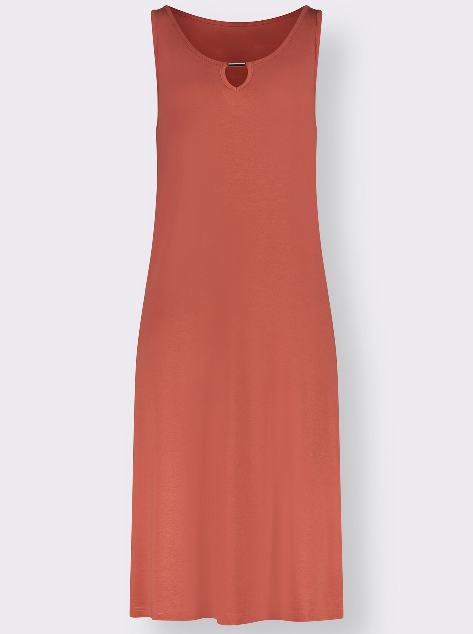 feel good Zomerjurk met siergesp - terracotta