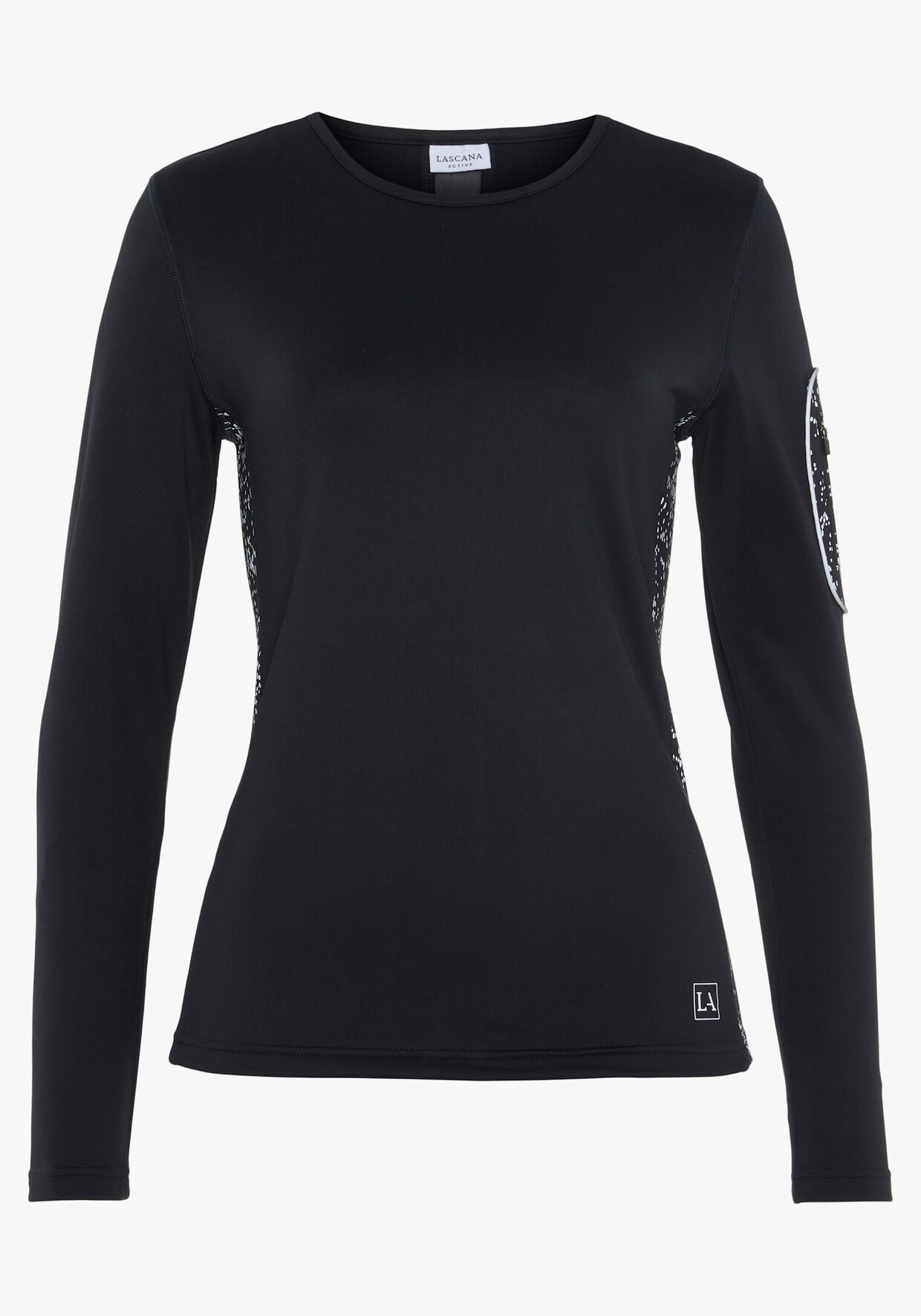 LASCANA ACTIVE Laufshirt - schwarz