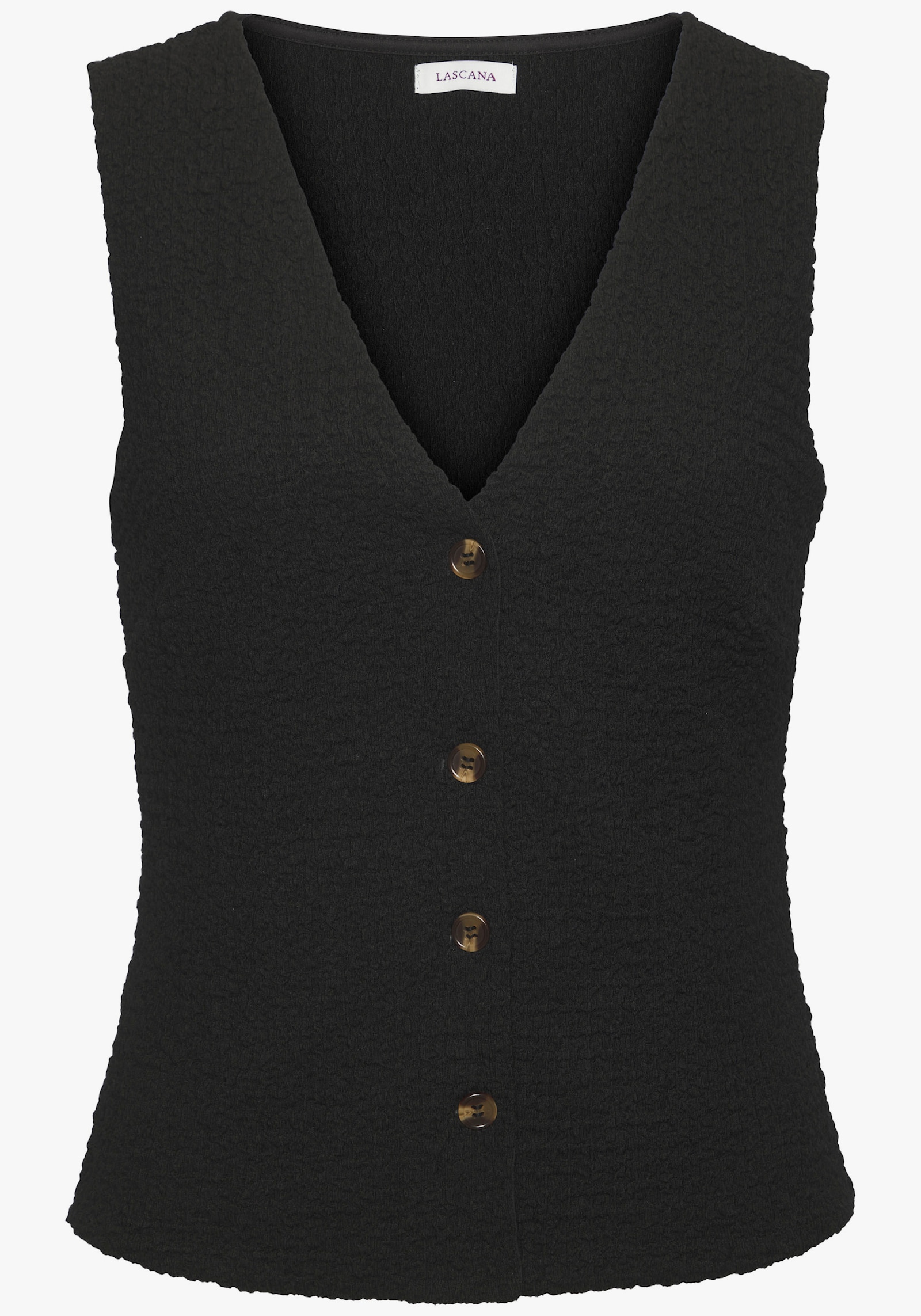 LASCANA Tanktop - schwarz