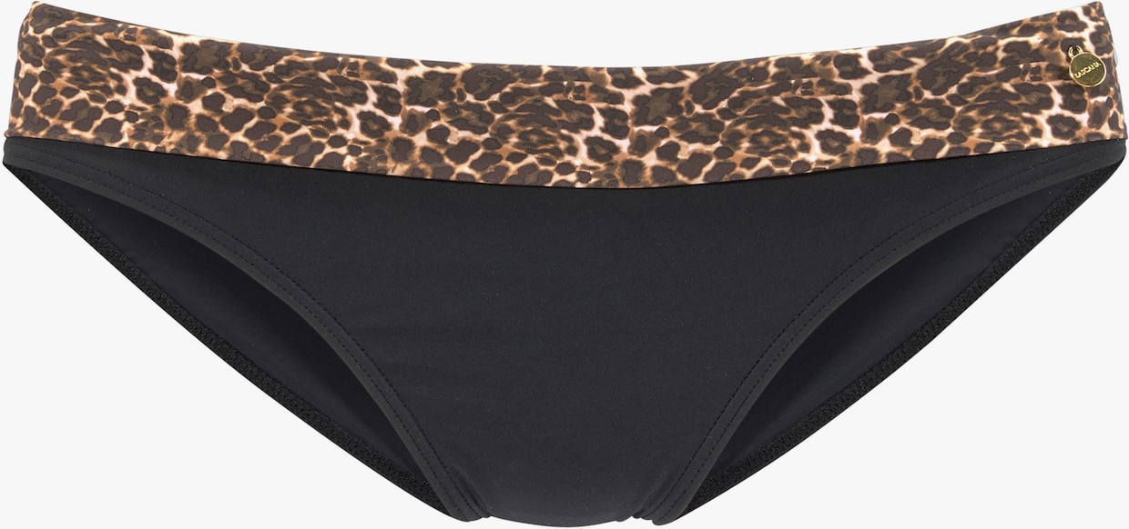 LASCANA Bikinibroekje - zwart/luipaard