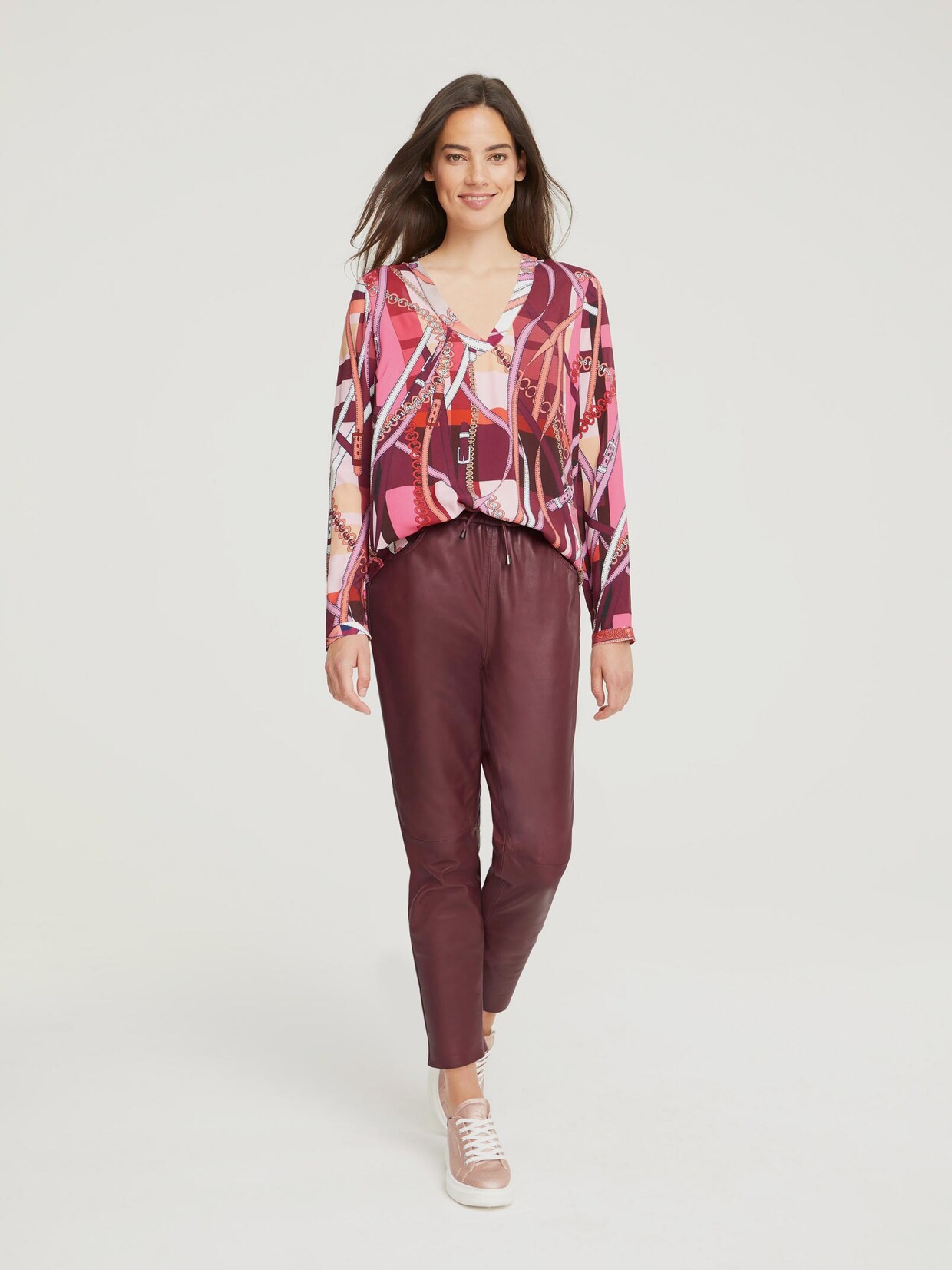 Rick Cardona Druckbluse - bunt