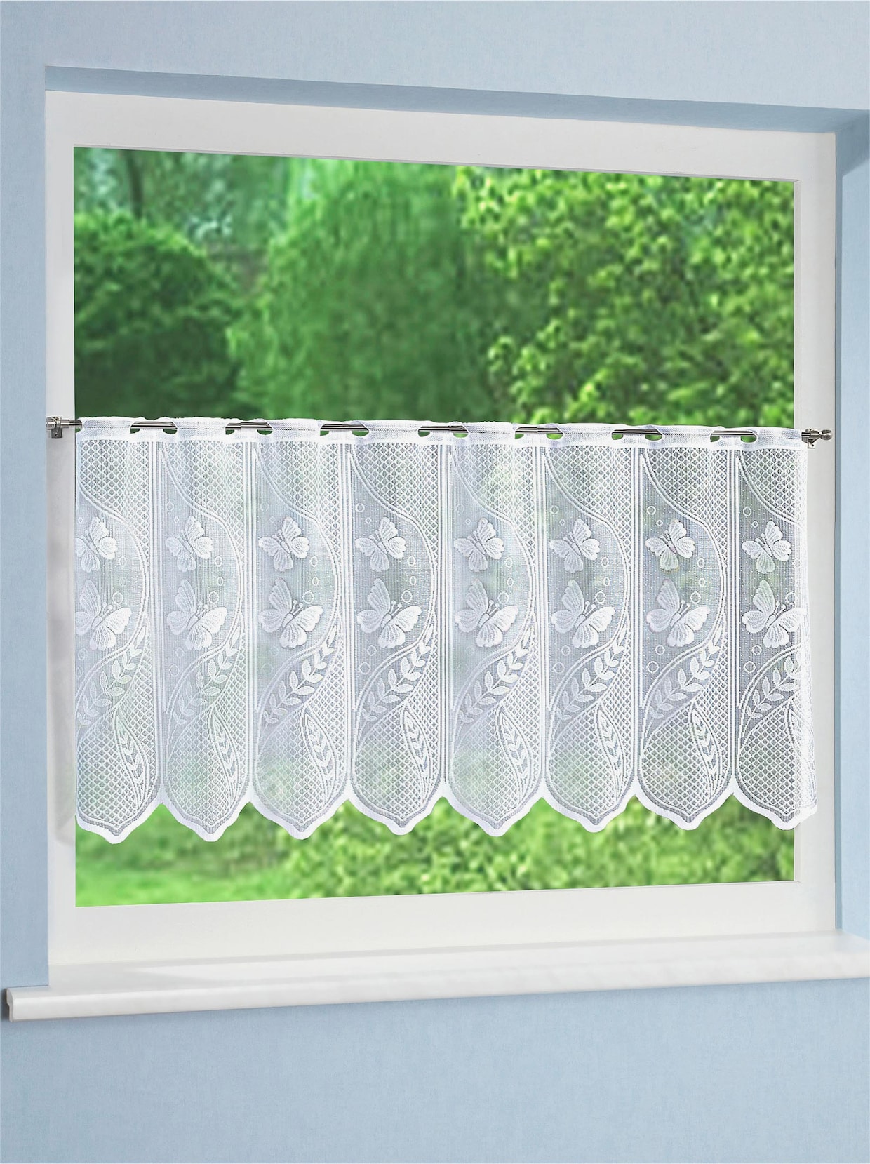 Fensterbehang - weiß