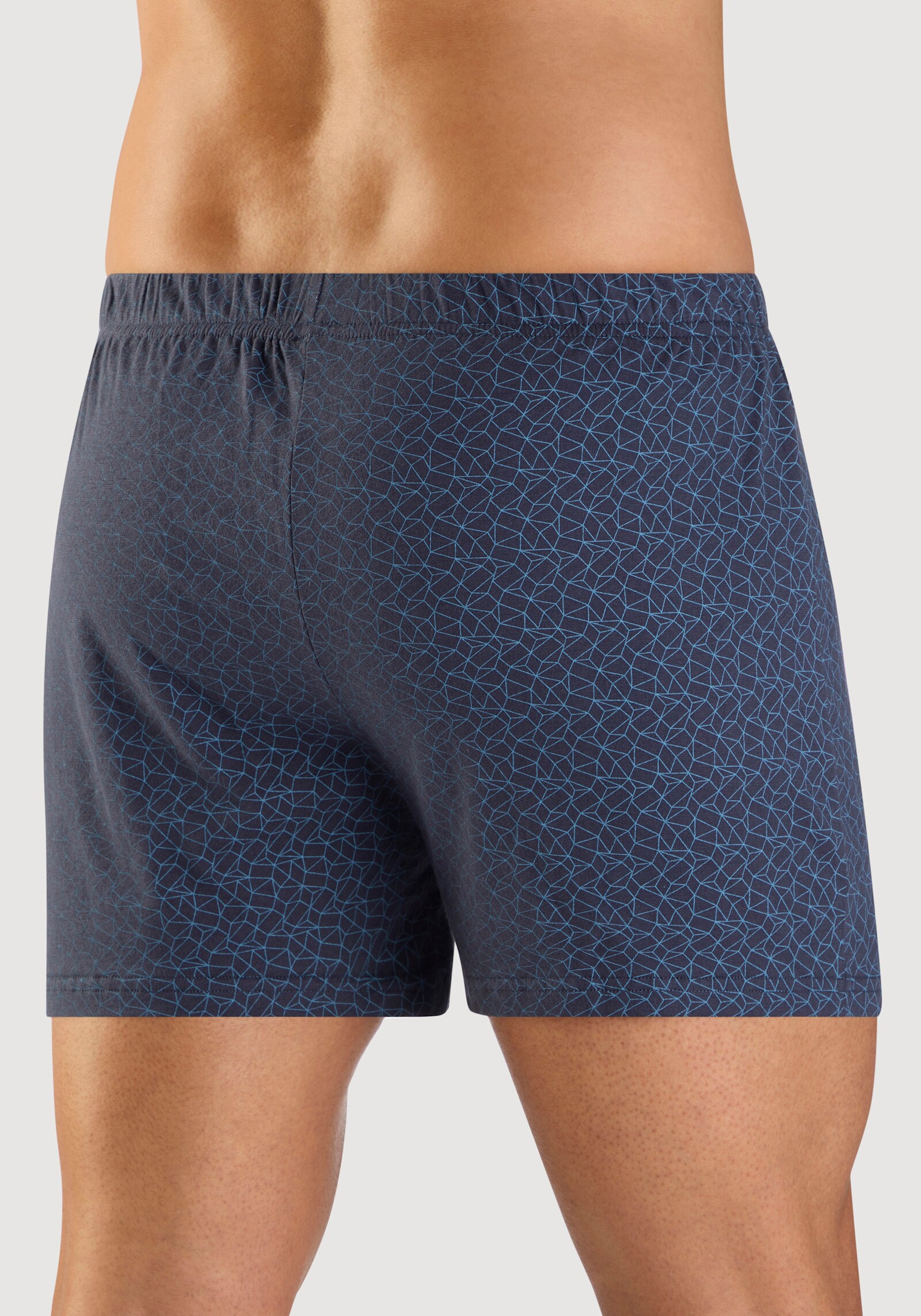 H.I.S Weiter Boxer - blau/navy/hellblau/navy-blau-gestreift/navy-blau-bedruckt