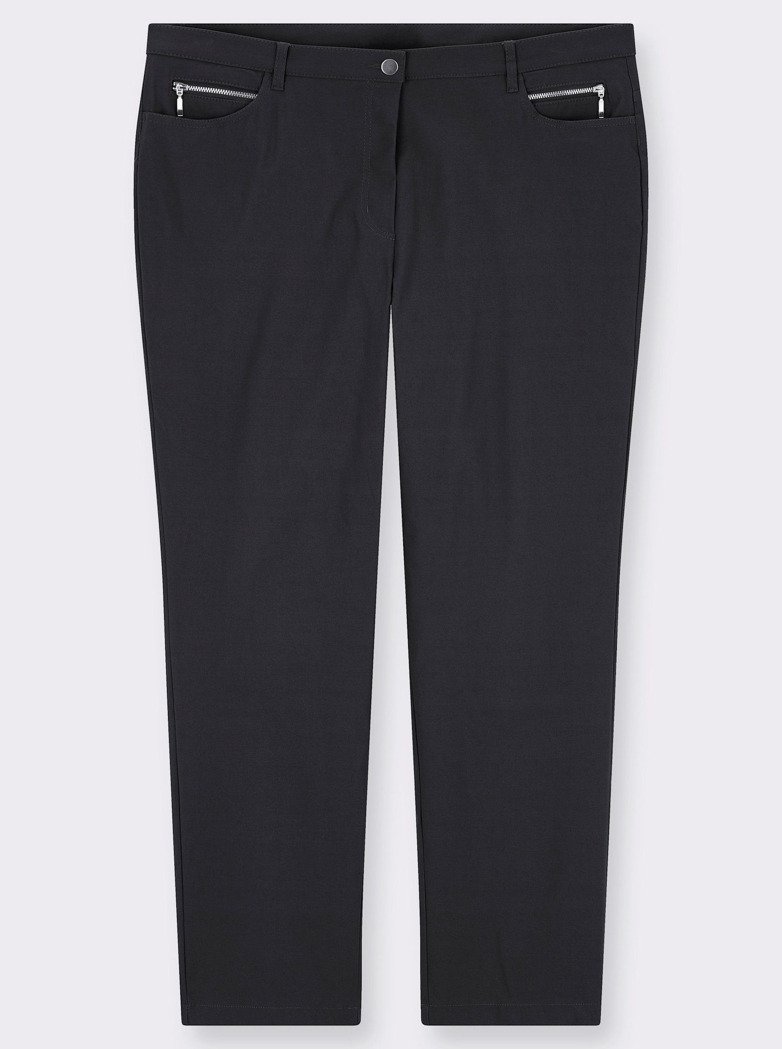 Stehmann Comfort line Thermohose in elastischer Bengalin-Qualität - schwarz
