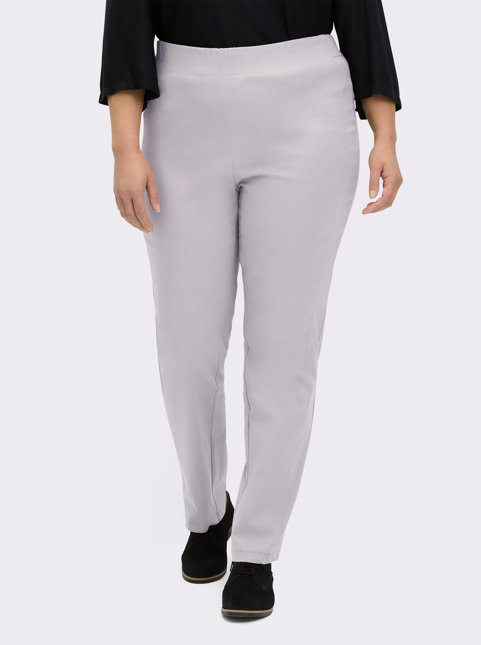 Stehmann Comfort line Hose mit Dehnbund, Viskose-Qualität - rosé