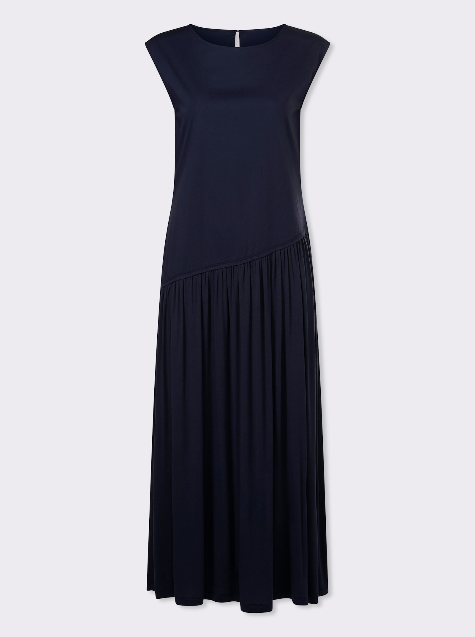 heine Freizeitkleid im Materialmix - marine