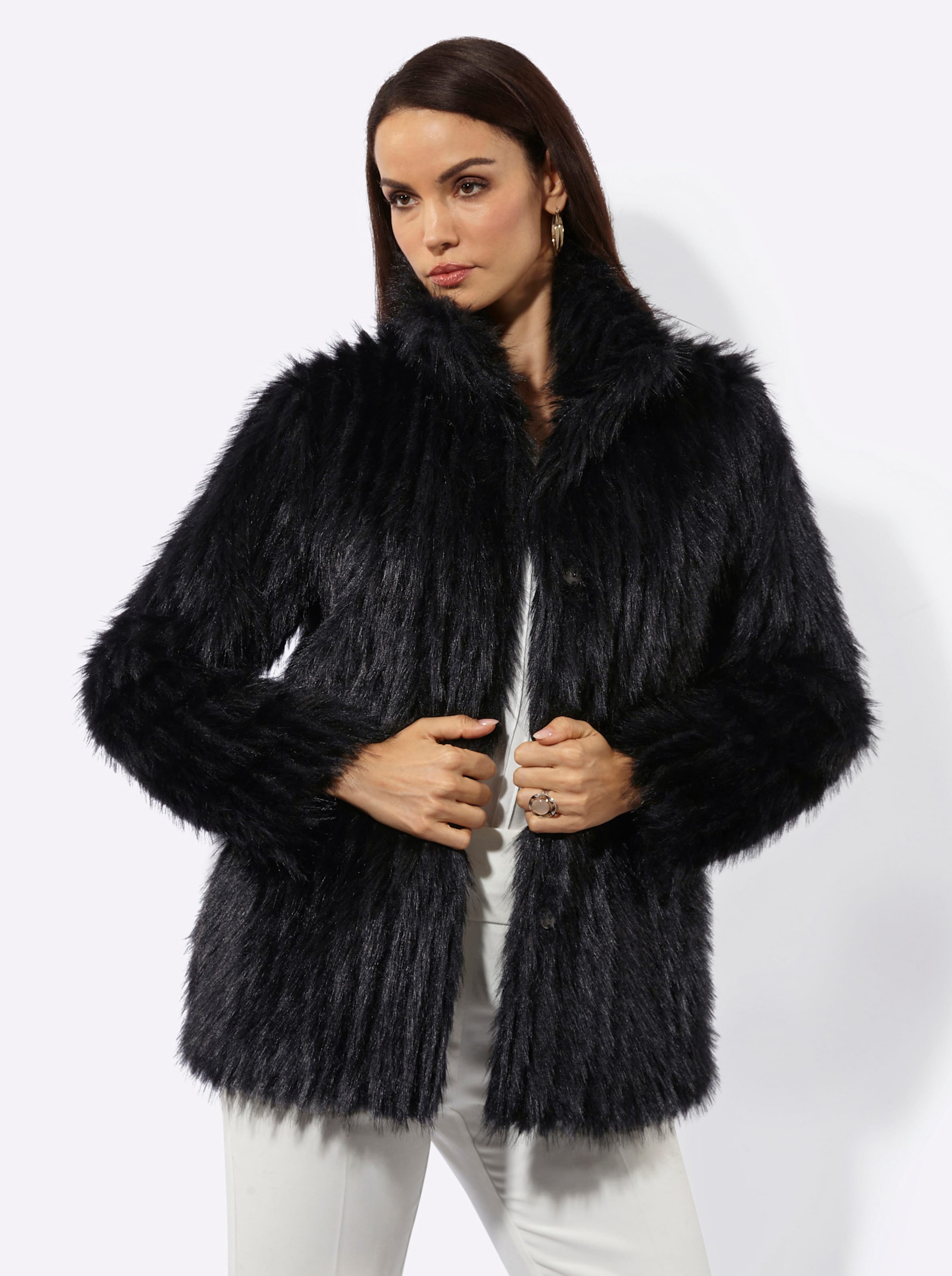 Fellimitatjacke