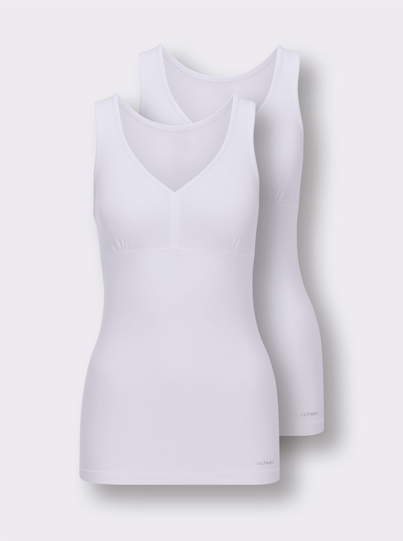 wäschepur BH-Hemd - weiss