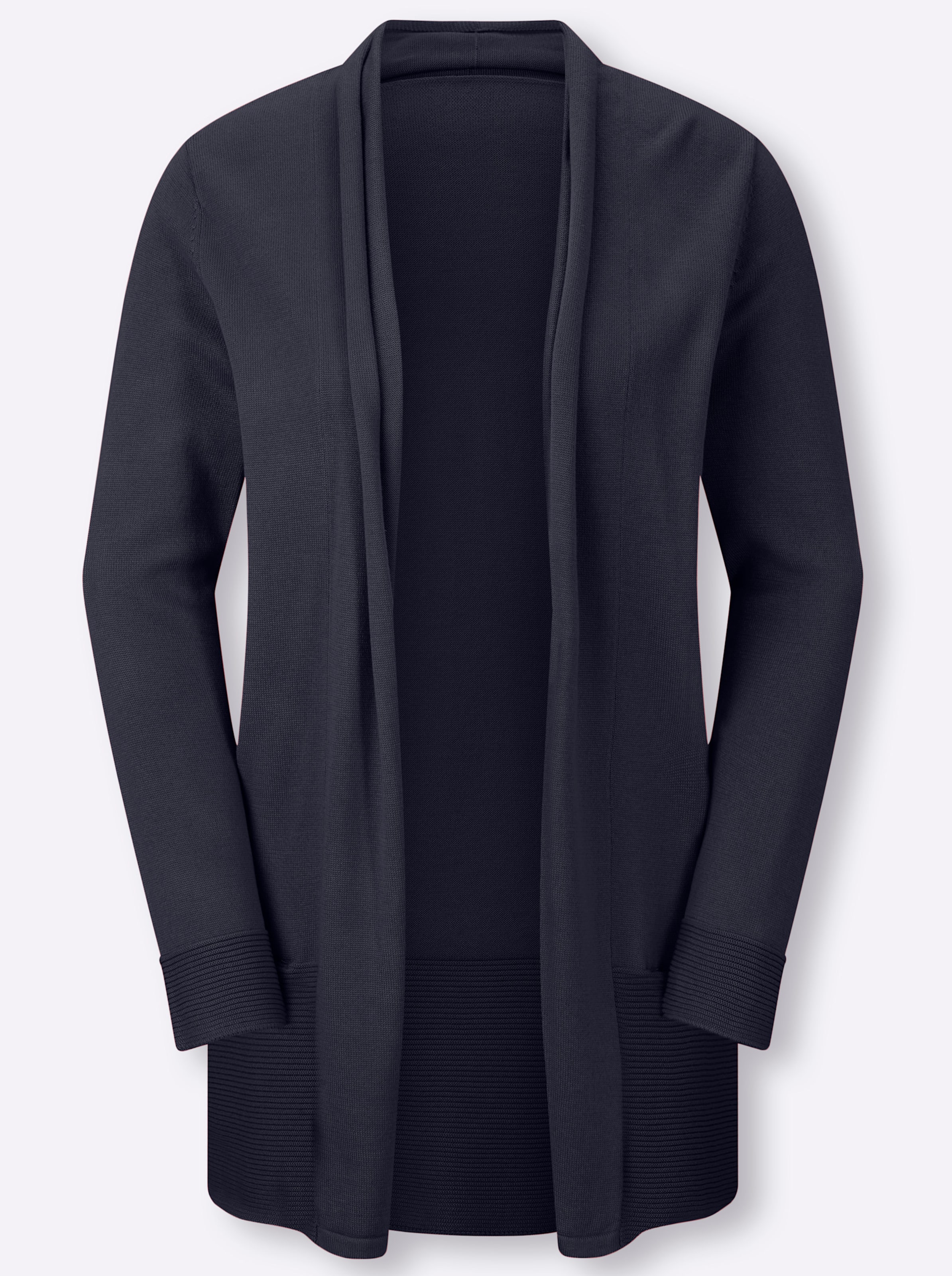 Sheego Damen Marine Longstrickjacke - Bild 2