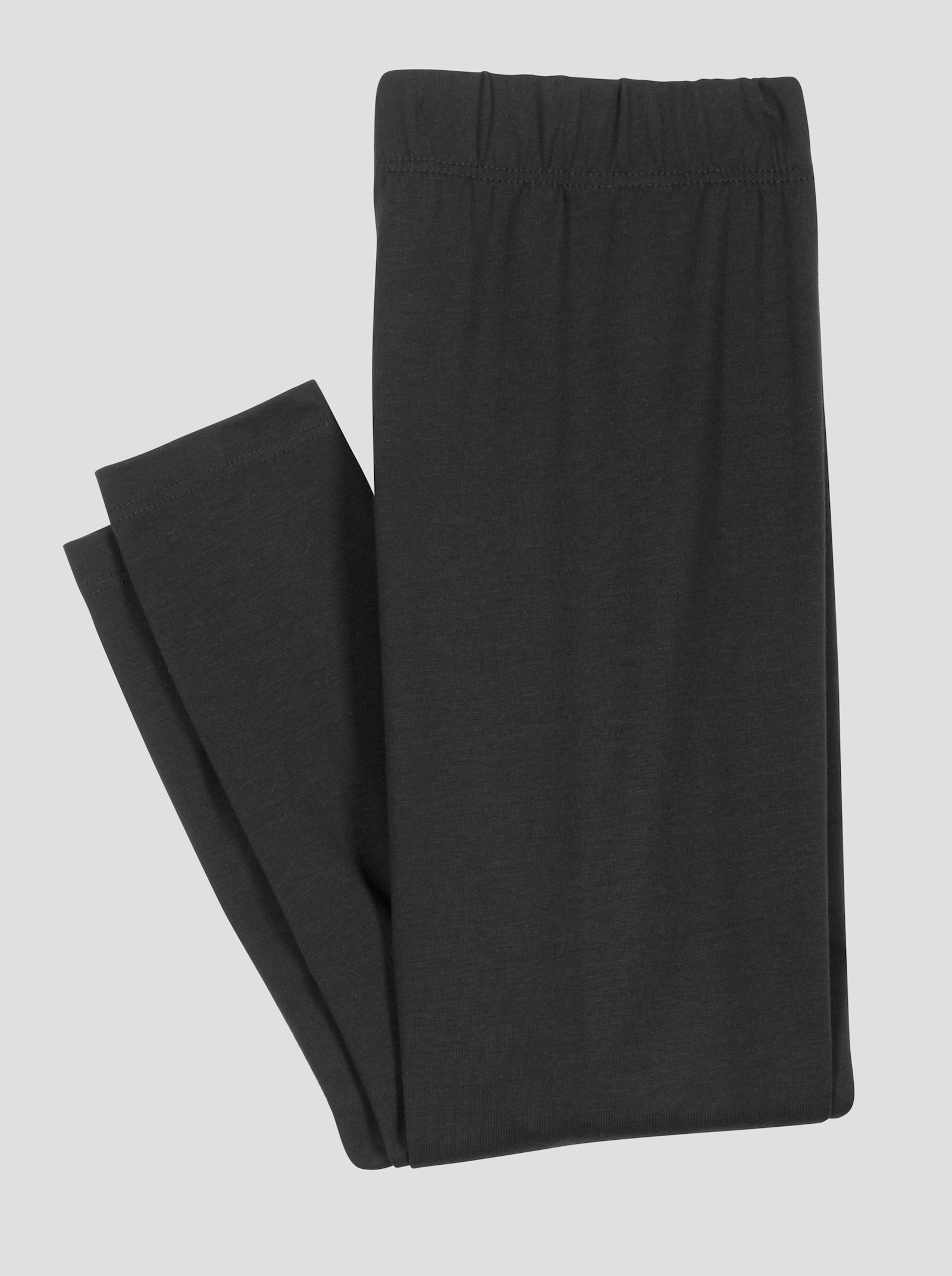 Leggings mit elastischem Bund - schwarz