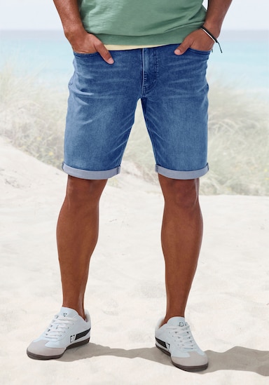 John Devin Jeansshorts - blue denim