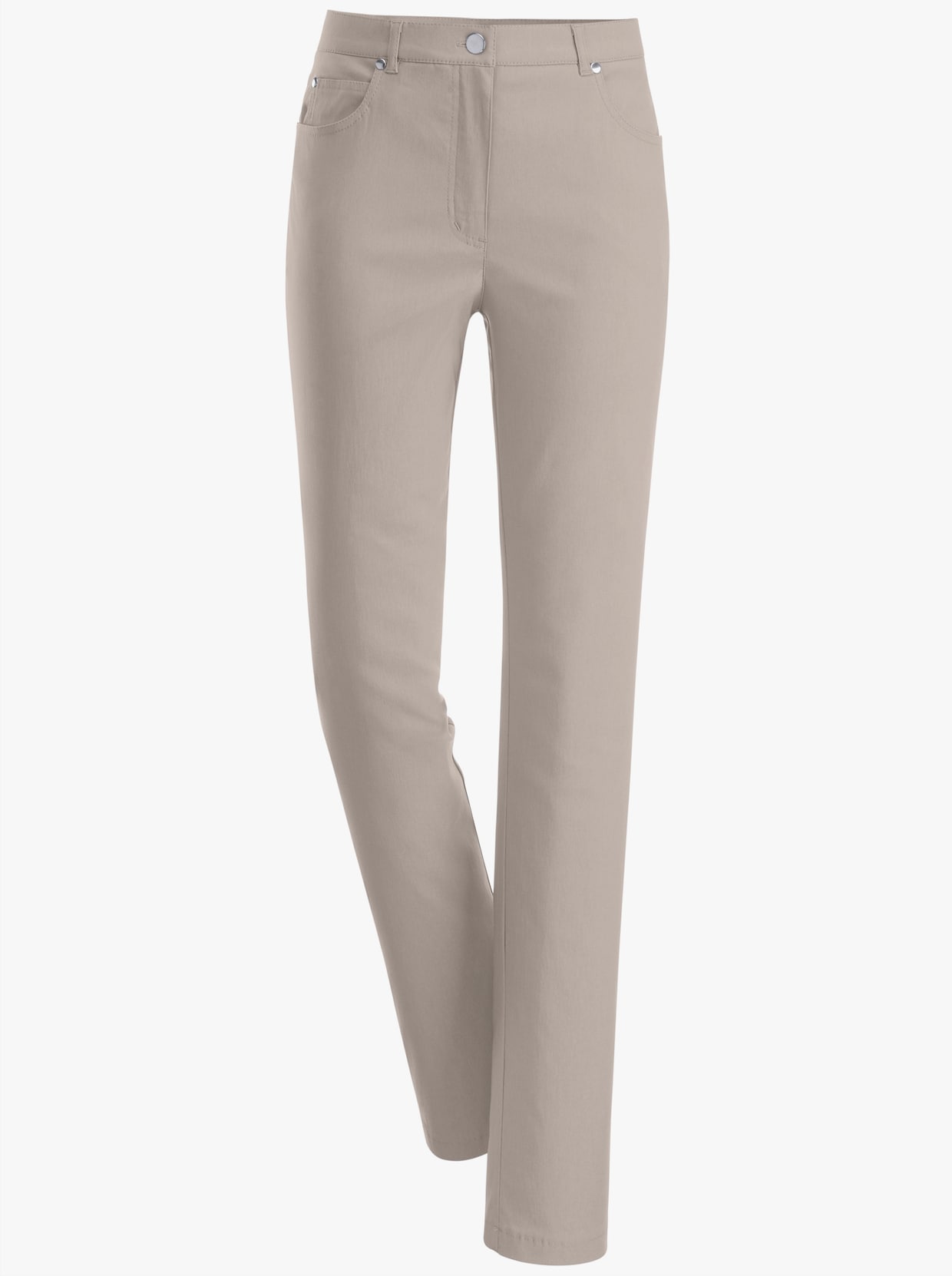 Stehmann Comfort line 5-Pocket-Hose in elastischer Qualität - stein