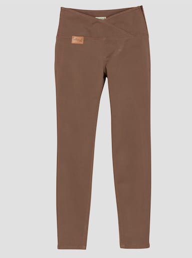 Schlupfjeans - braun