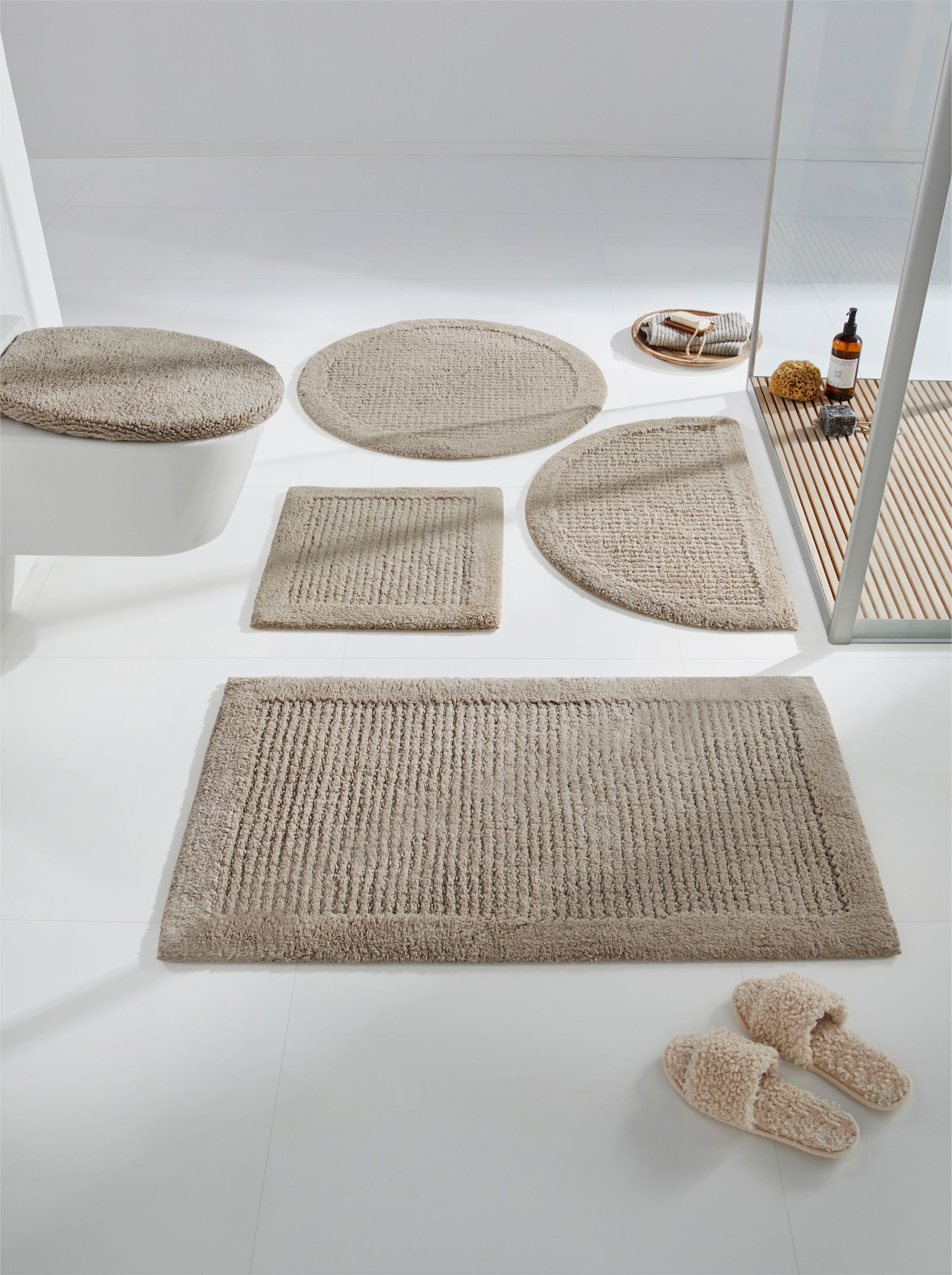 heine home Badteppich - taupe