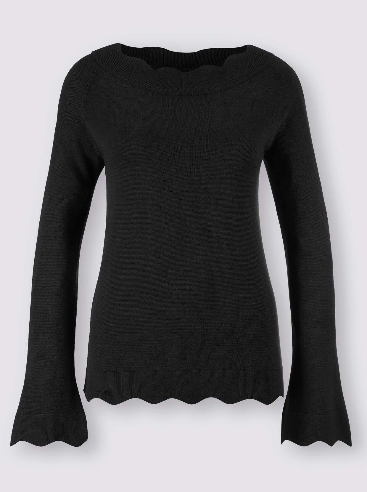 Pull en tricot - noir