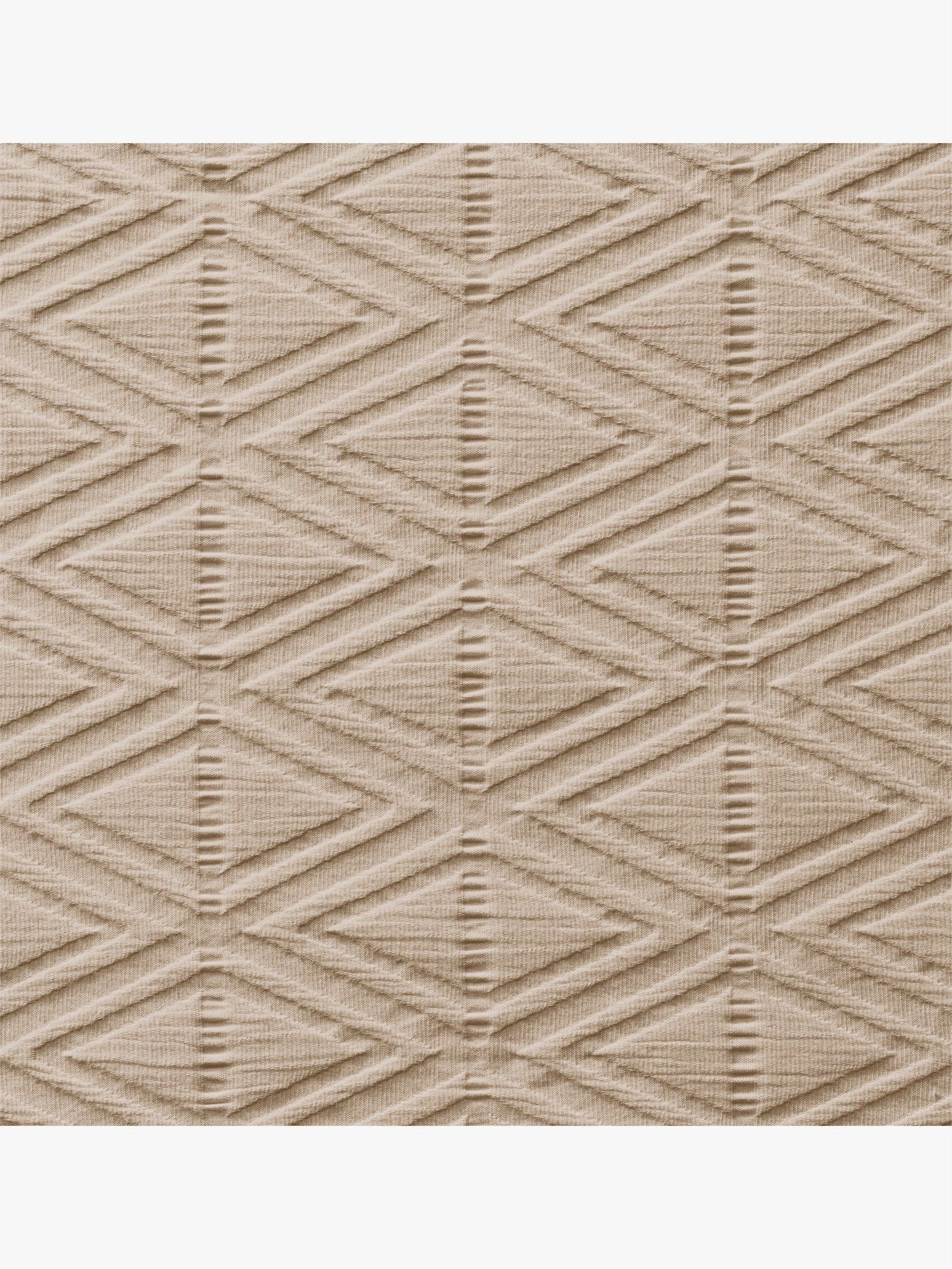 Pereira da Cunha Überwurf im gewebten Rautendessin - beige