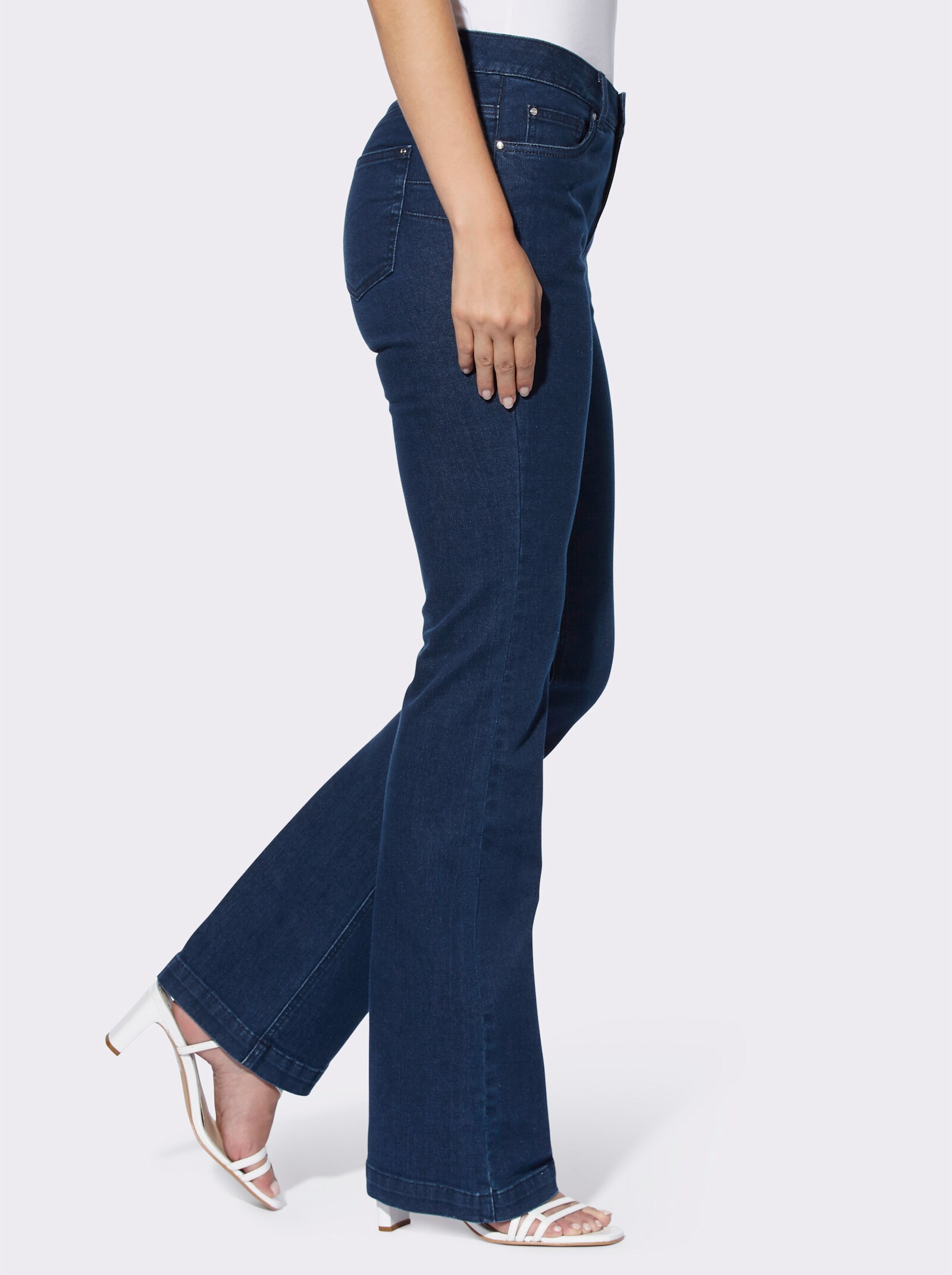 heine Bootcut-Jeans mit Push-up-Effekt - dark blue