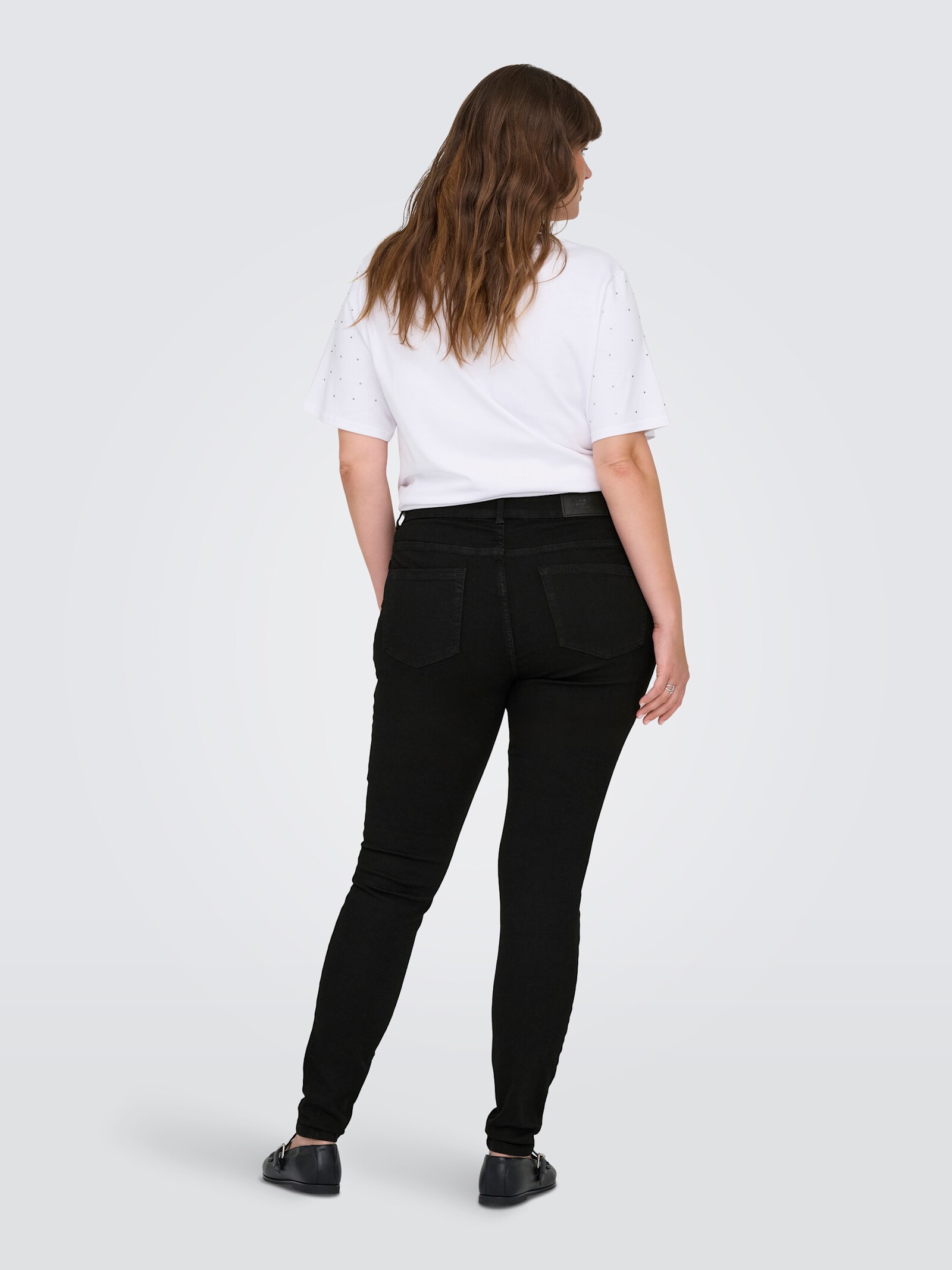 Skinny-fit-Jeans - black denim