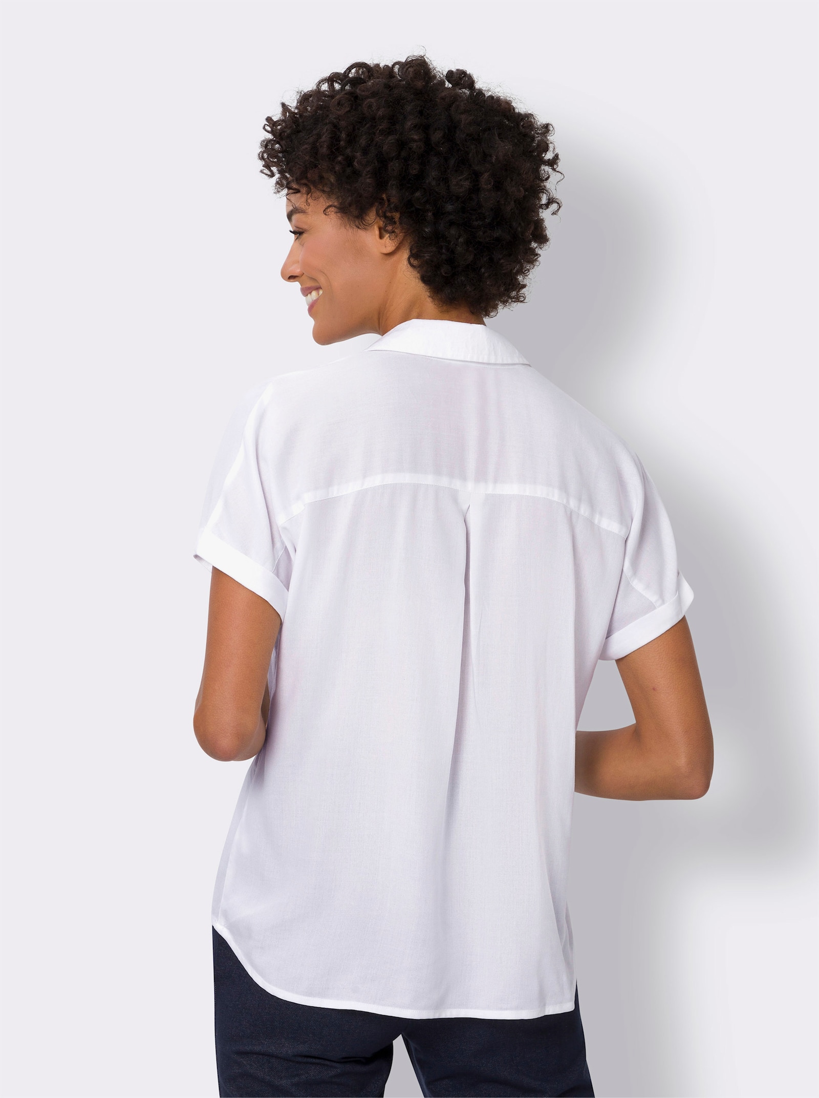 Blúzka, kr.ruk., čistá viskóza - svetlobéžová