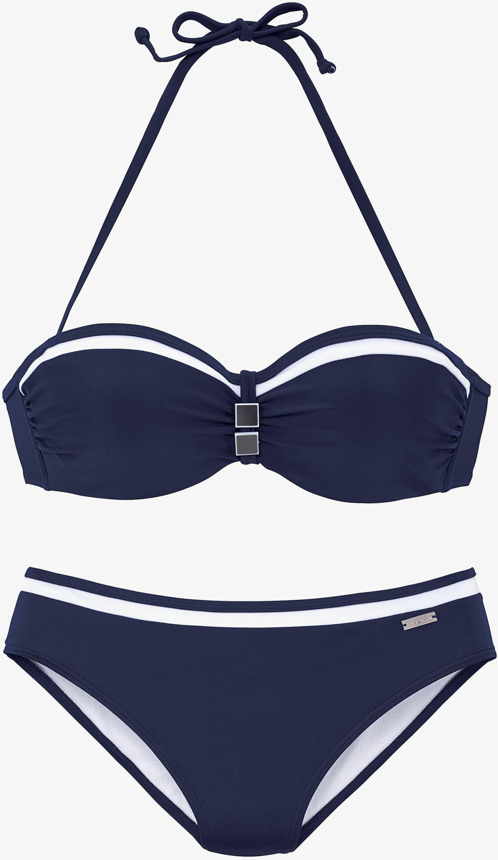 LASCANA Bügel-Bandeau-Bikini - marine