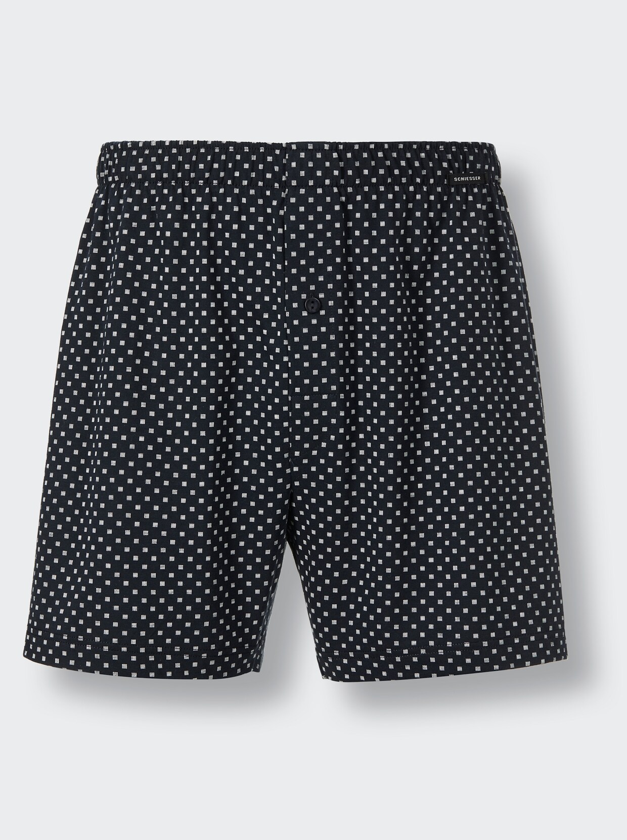 Boxershorts - donkerblauw geprint