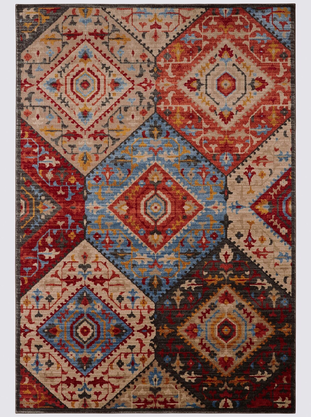heine home Teppich - rot-bunt