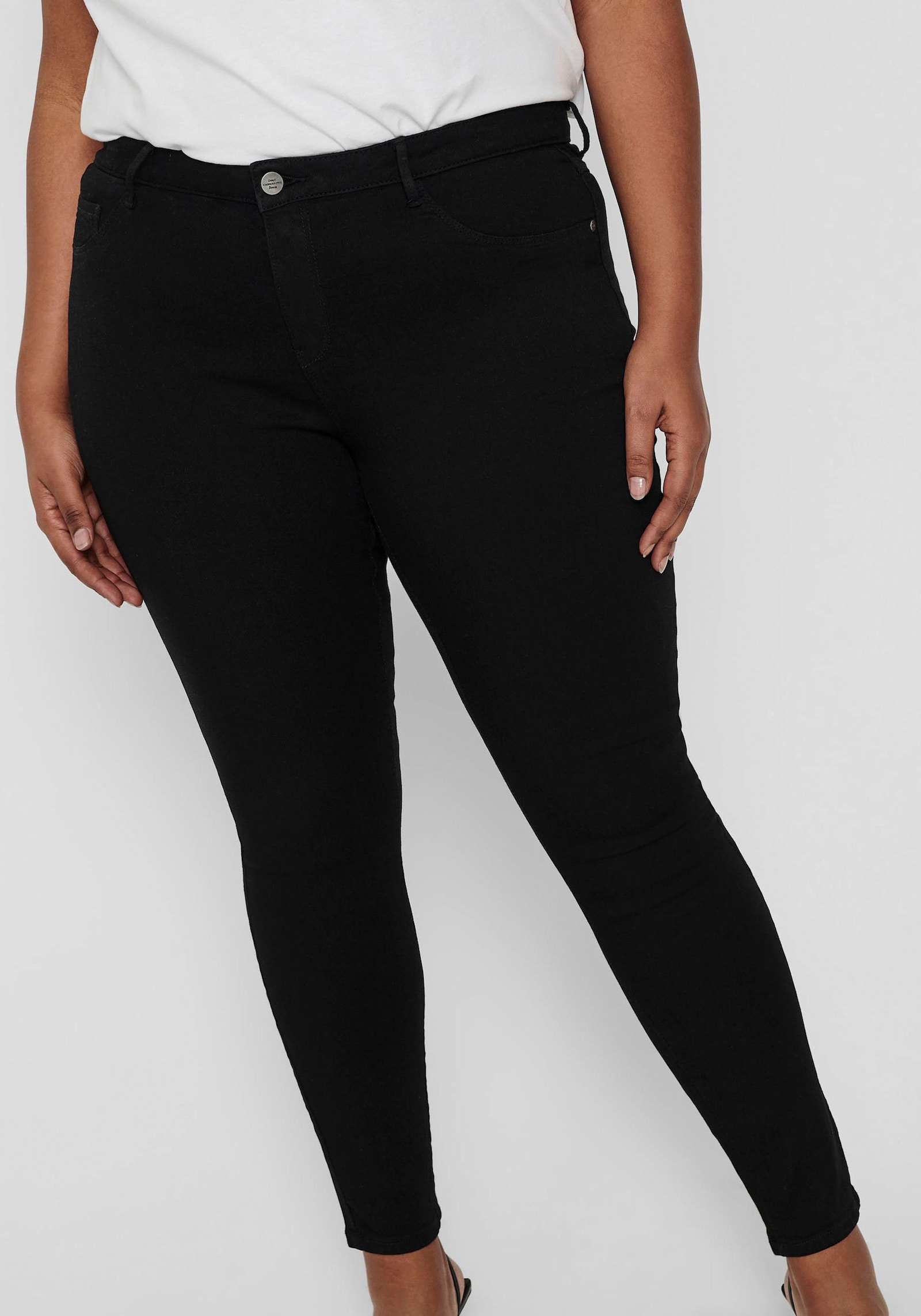 Skinny-fit-Jeans - black