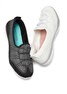 LASCANA Slip-on sneaker - zwart/wit