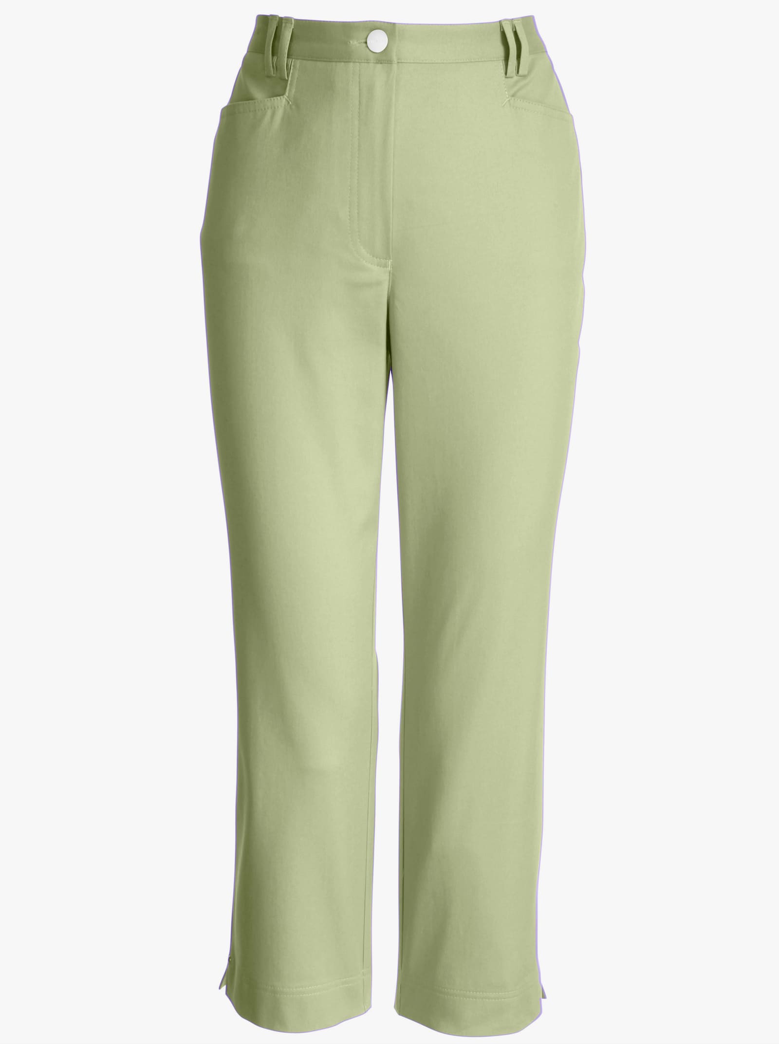 Cosma 7/8-broek, vuilafstotend en kreukarm - lindegroen