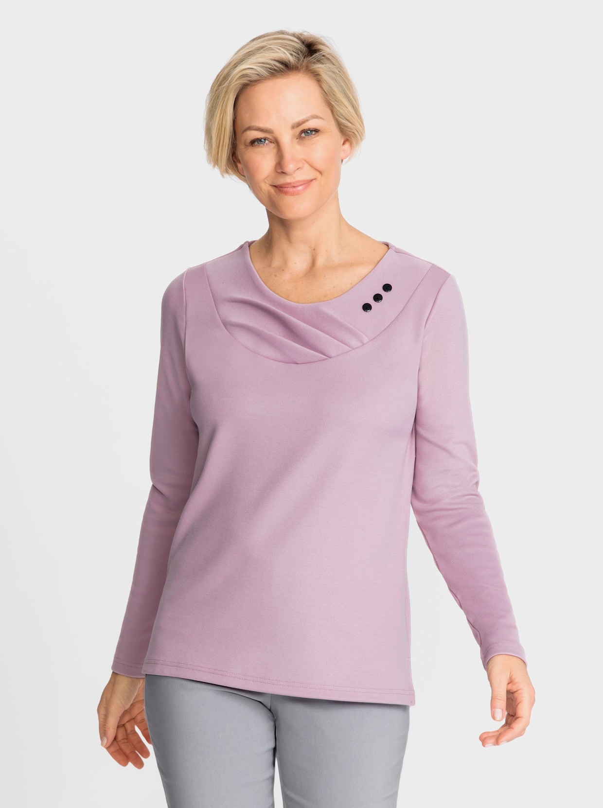 Shirt met lange mouwen - mauve