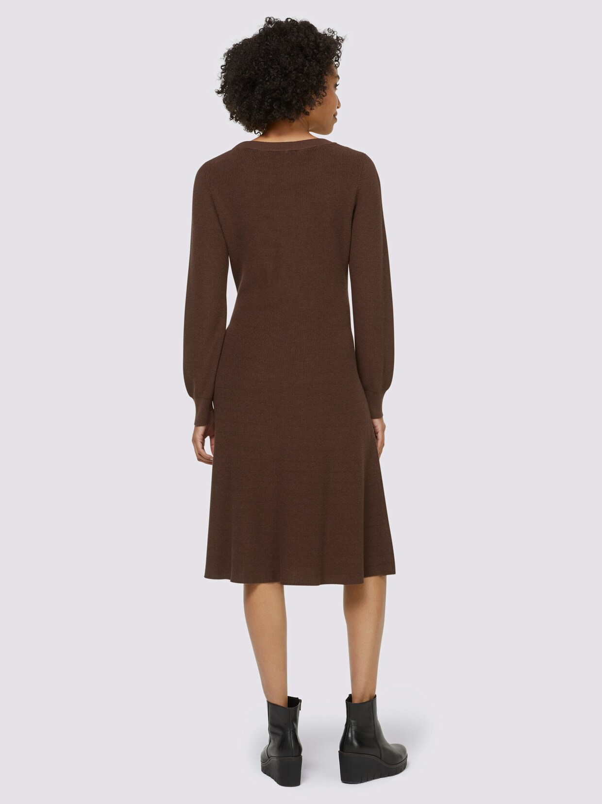 heine Strickkleid - schoko
