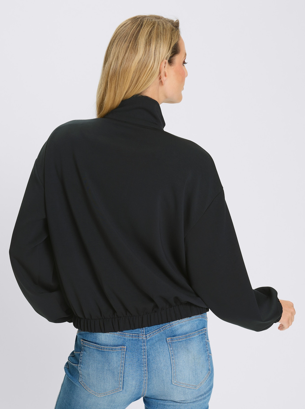 heine Sweatvest - zwart
