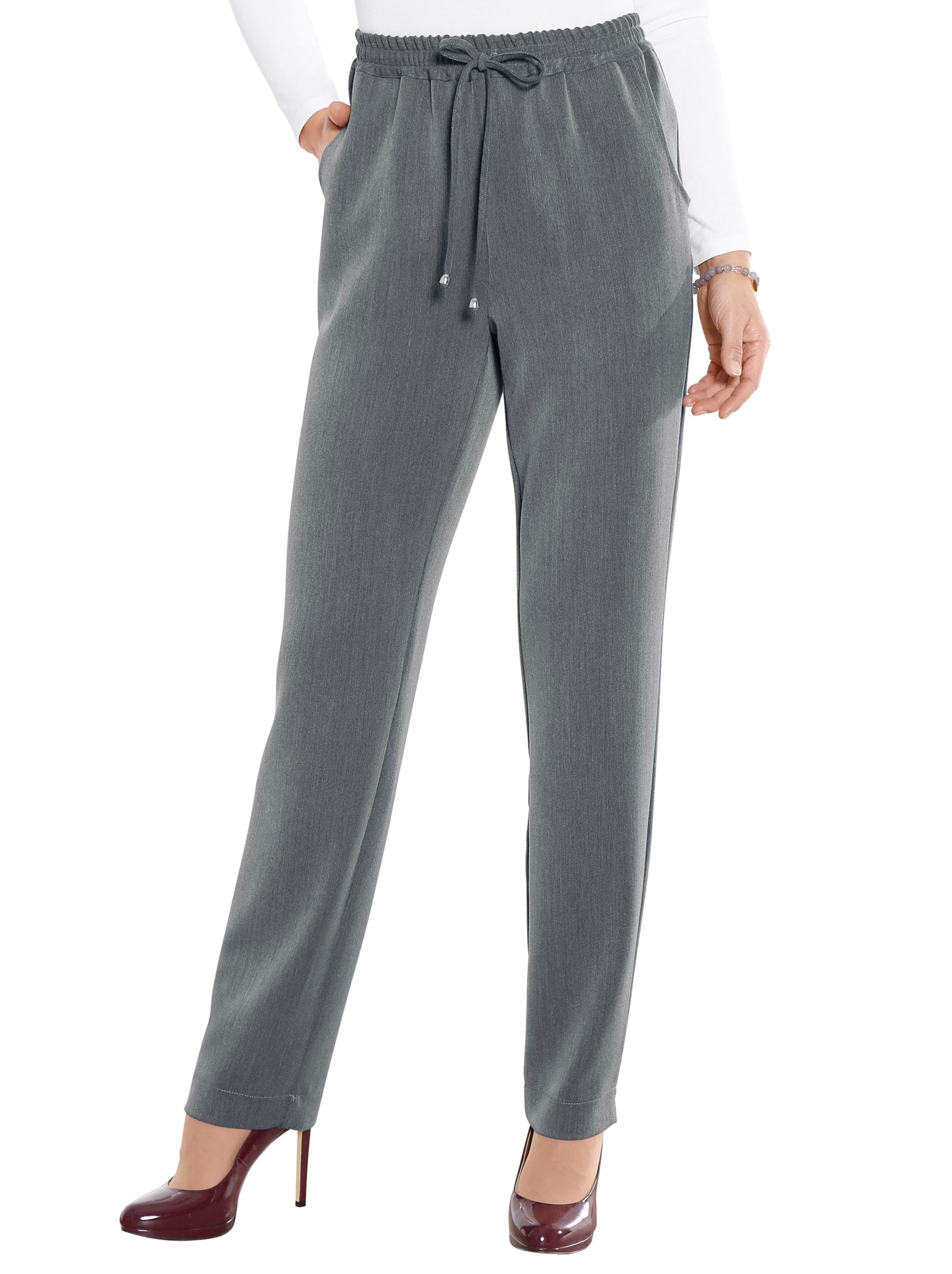 Hose - anthrazit-meliert